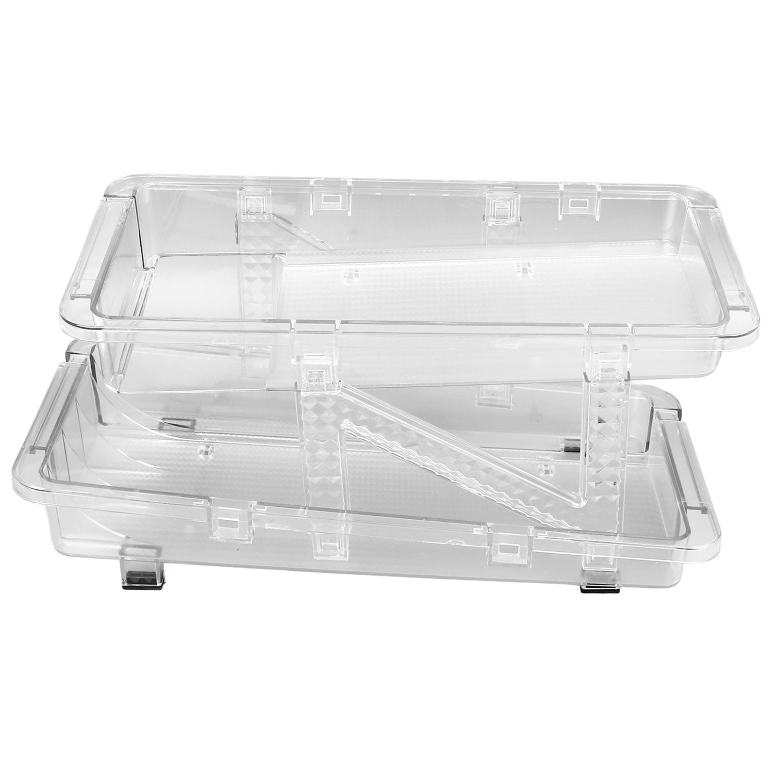 2-lagiger, Transparenter, Selbstaufrollender Spender Für Getränkedosen, Verstellbar, Für Kühlschrank, Schrank, Arbeitsplatte, 2 Stück