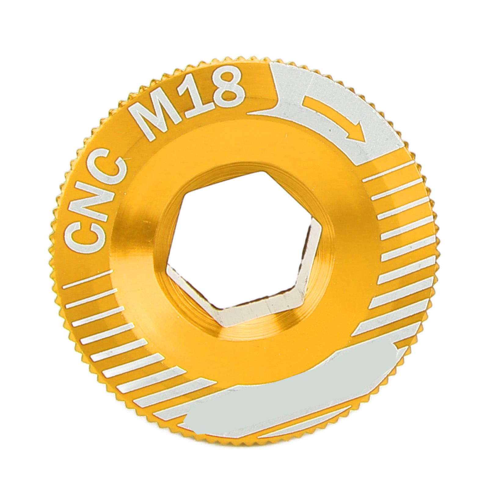 M18 Fahrradkurbelschraube Aus Aluminiumlegierung, Tretlagerbefestigungsschraube, Gold