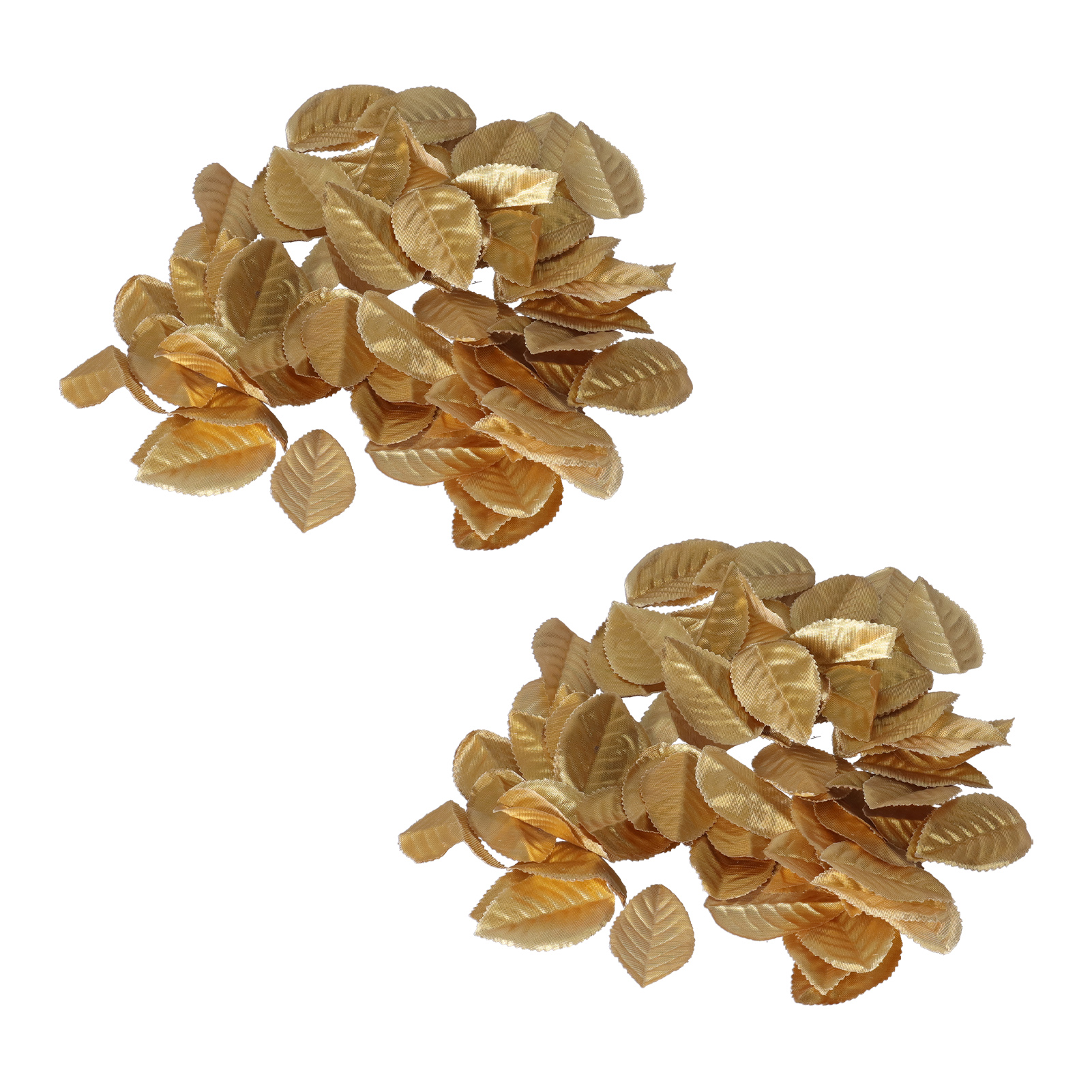 400 Handgefertigte, Goldfarbene Blätter Aus Vliesstoff, Künstliche Blumenranken Für Hochzeiten, Partys Und Diy-dekorationen