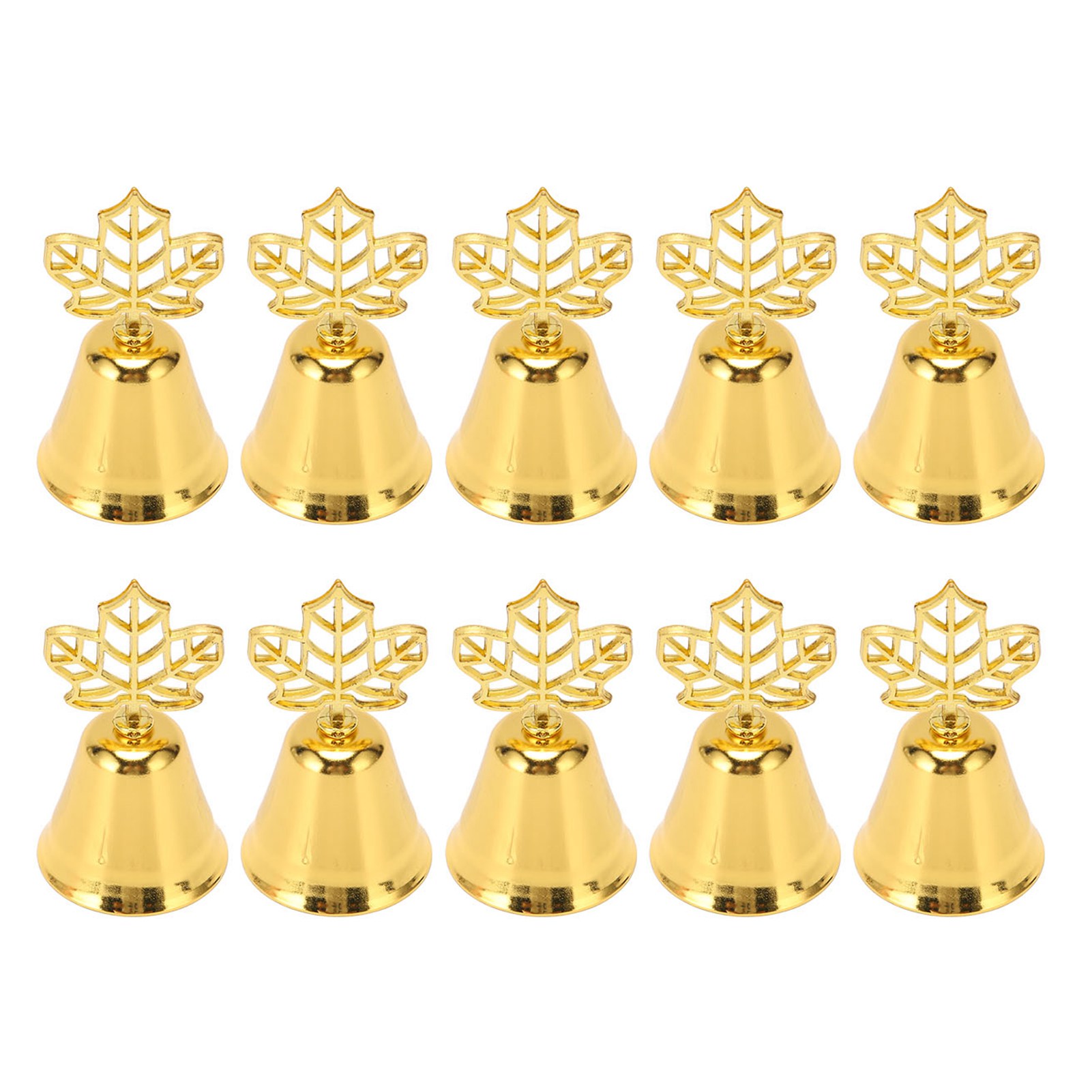 Set Mit 10 Goldenen Tischkartenhaltern Aus Metall, In Europäischer Glockenform, Kartenhalter Für Hochzeiten, Empfänge Und Restaurants