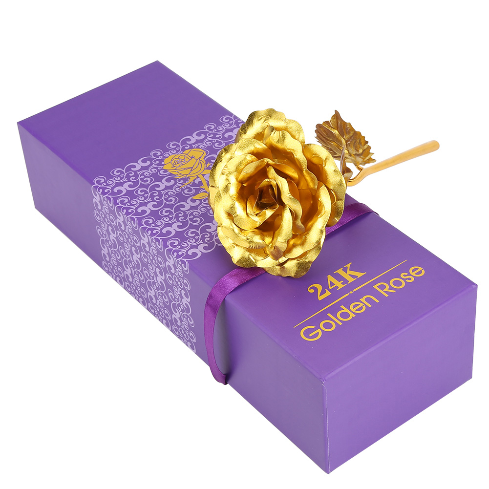 Künstliche Rose Mit 24-karätigem Blattgold, Sammlerblume, Einzigartiges Geschenk Für Frauen, Mütter Und Ehefrauen