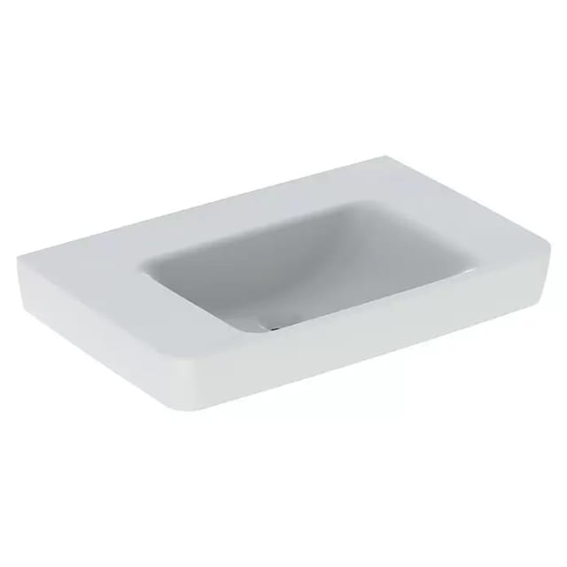 Geberit Waschtisch Renova Plan 75x48cm, o HL, o Ü, Abl, we. K-Tect