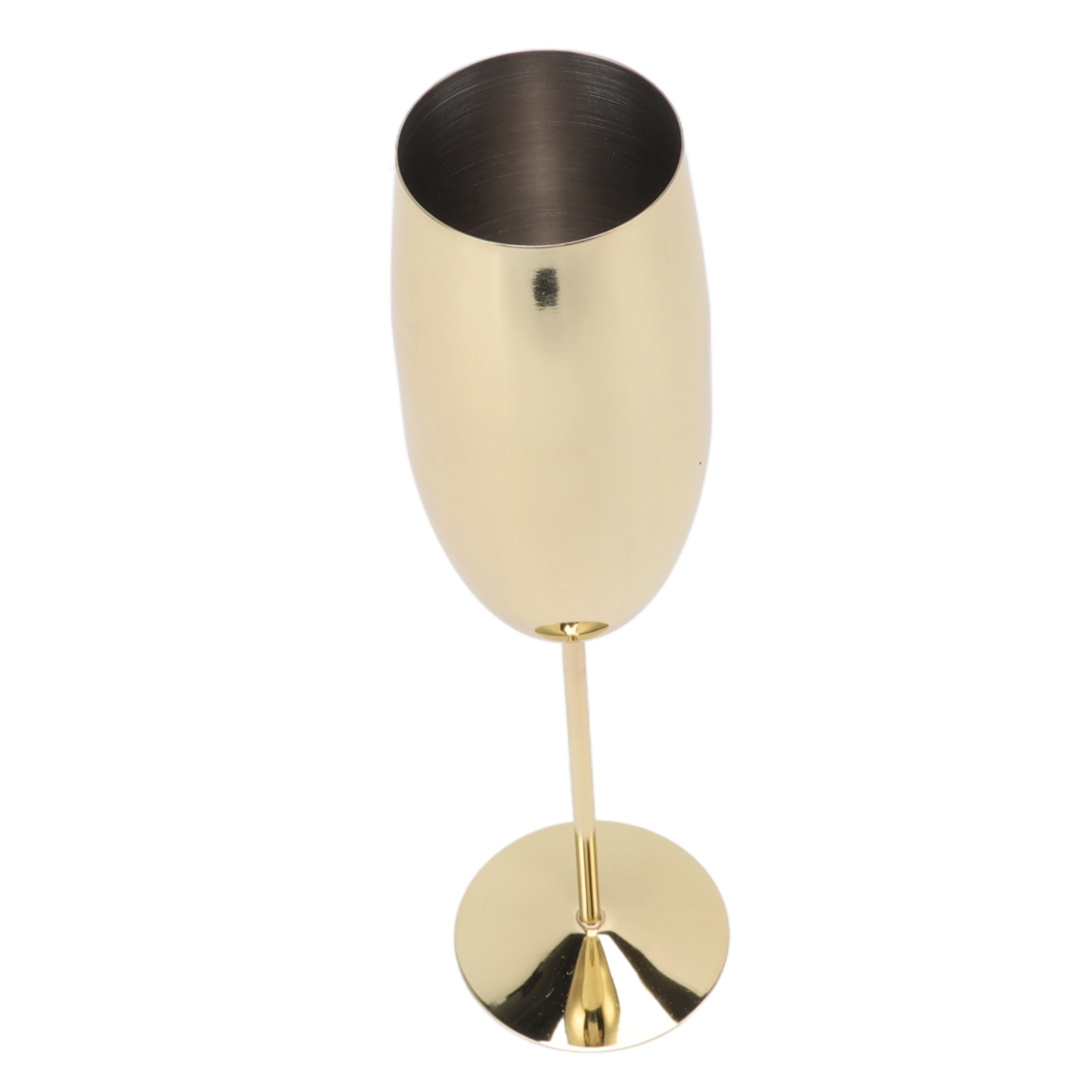 Vergoldetes Weinglas Aus Metall, 260 Ml, Hochfester Edelstahl, Elegant Für Partys, Hochzeiten Und Bankette