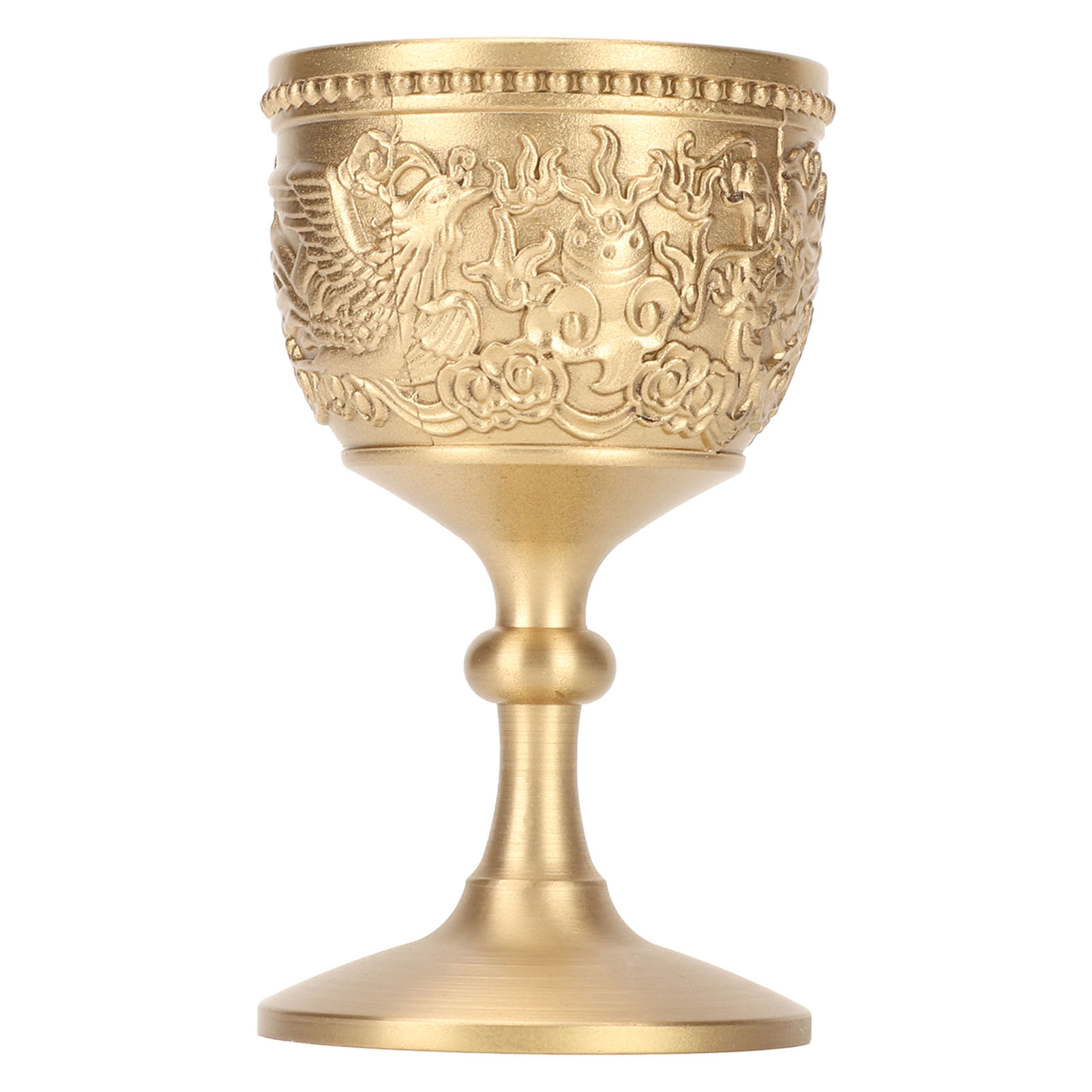 Goldener Gral-pokal, Retro-prägestil, Verdicktes Messing, Luxuriös, Eleganter Glanz, Trophäe Für Partys/empfänge/hochzeiten