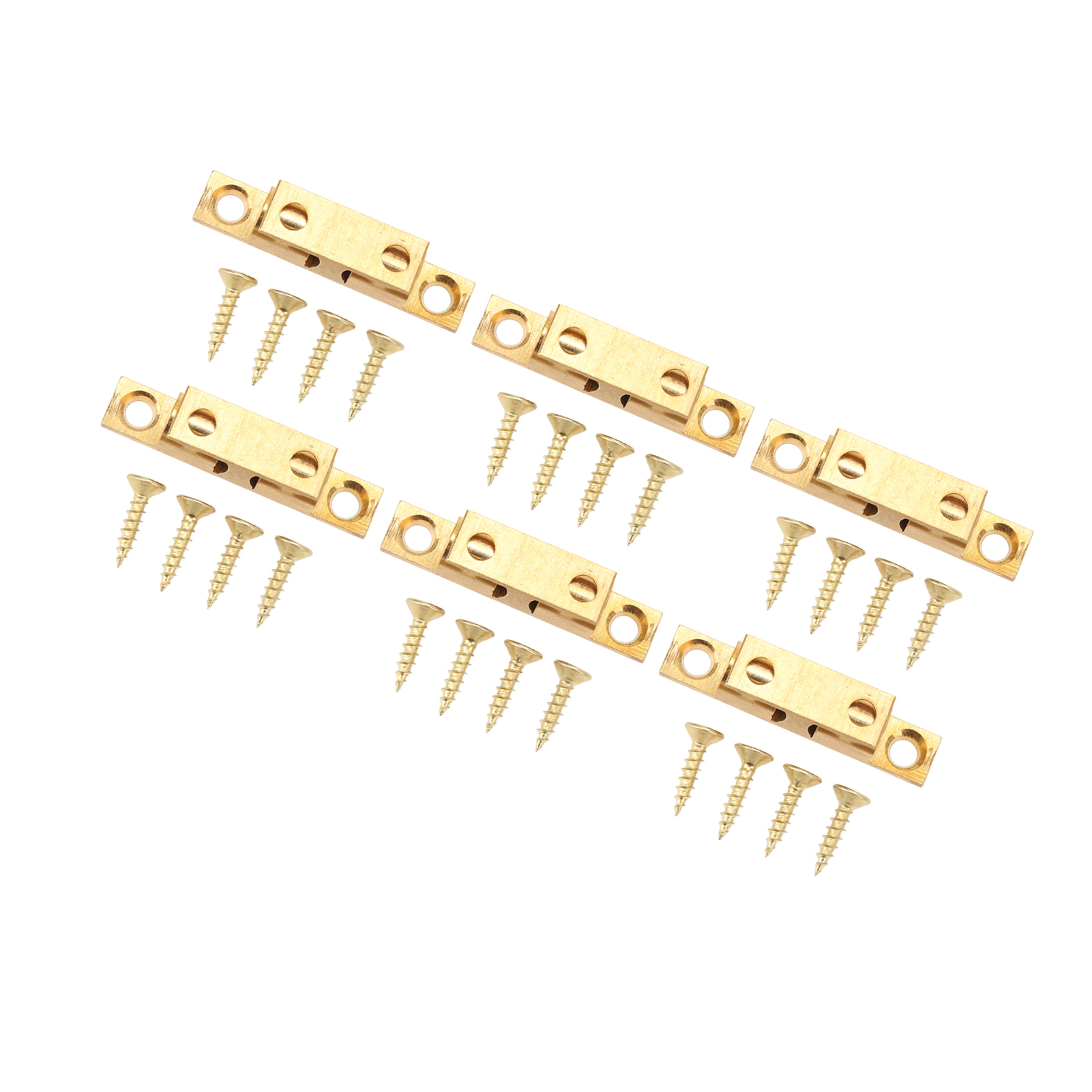 Messing-schranktürriegel, Kugelverschlüsse Für Kleiderschränke, Mit Vergoldeten Schrauben, 60 Mm/2,4 Zoll, Für Die Meisten Schränke