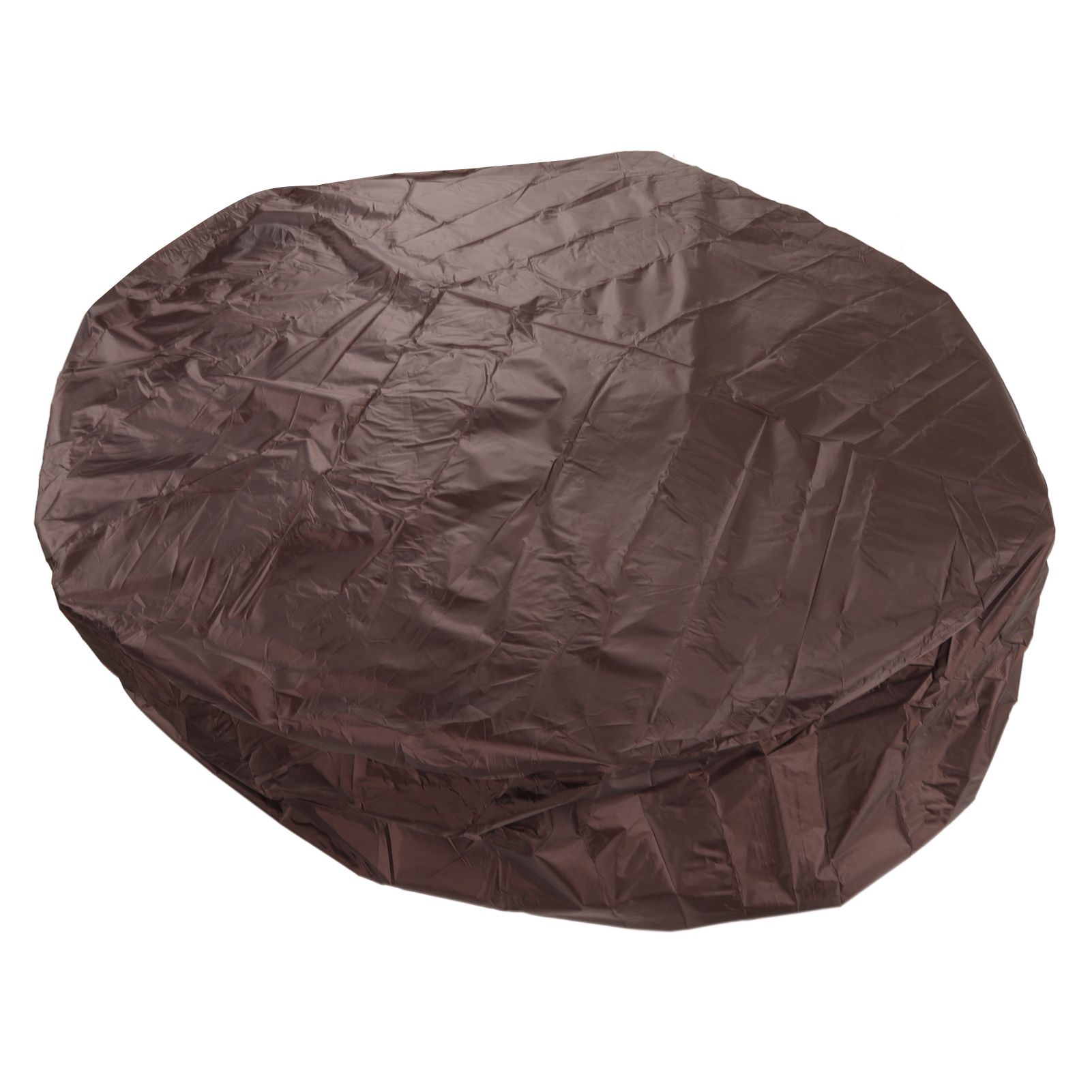 Runde Schutzhülle Für Gartenmöbel, 190 Cm Badewannenabdeckung, Silberfarben, Polyester-taft, Wasserdicht, Whirlpoolabdeckung, 190 X 30 Cm, Kaffeebraun