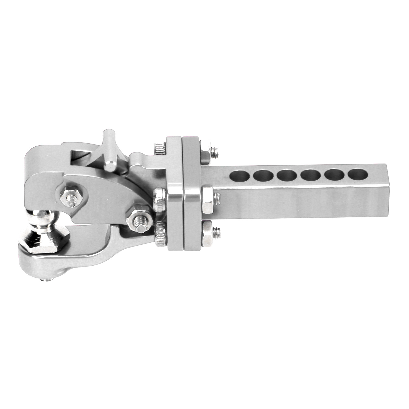 Verschleißfester Abschlepphaken Aus Aluminiumlegierung Für Rc-cars, Kompatibel Mit 1/10 Traxxas Trx4 Scx10 90046 90047, Silber