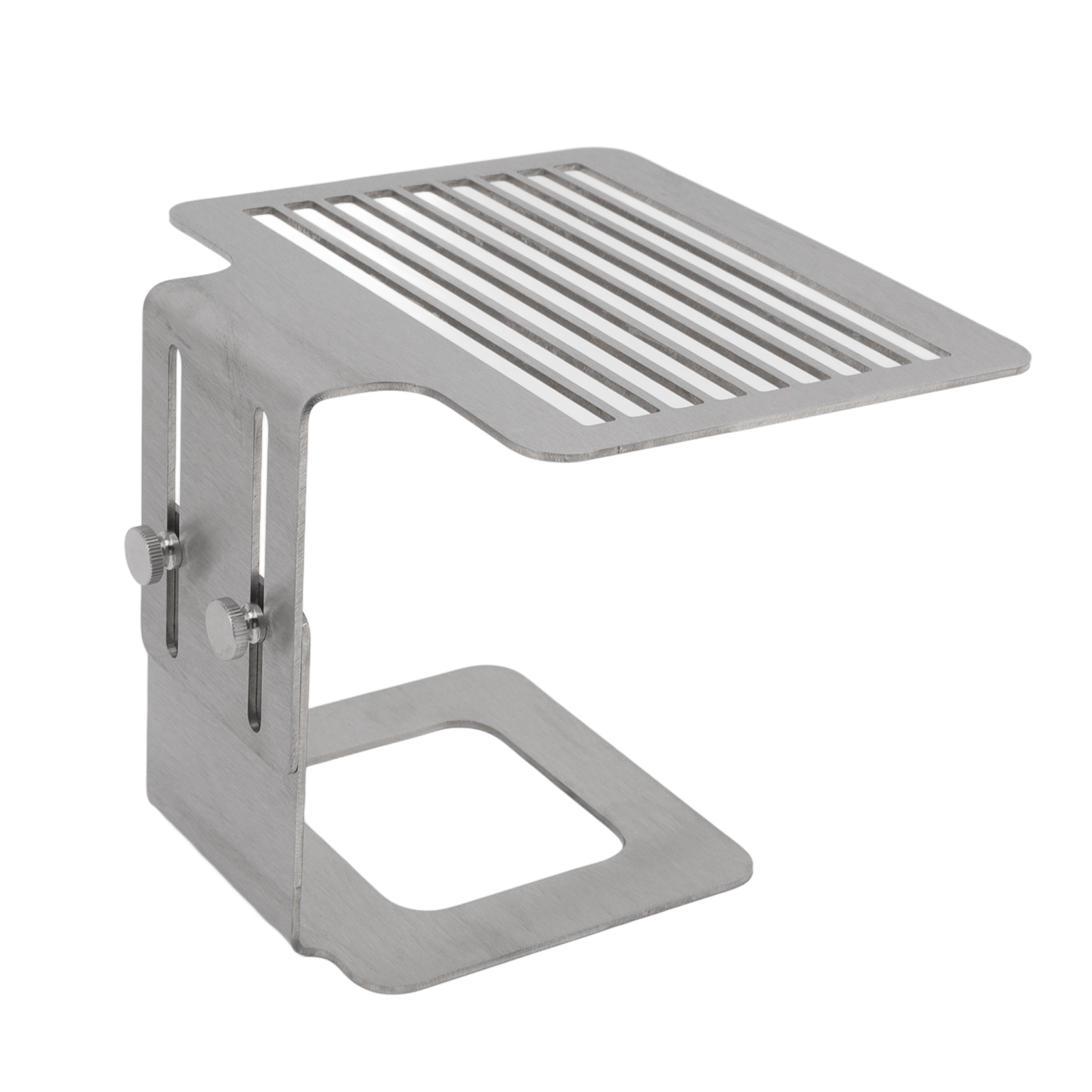 Waagenständer Für Kaffeemaschinen, Höhenverstellbar, Edelstahl, Robust, Silber