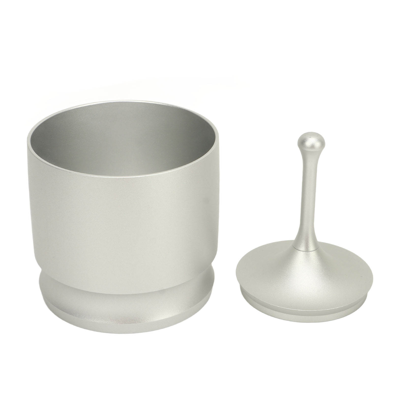Dosierring Aus Aluminiumlegierung Mit Antidispersionswirkung Für Gemahlenen Kaffee, 58 Mm, Silberfarben, Zubehör Für Die Kaffeezubereitung