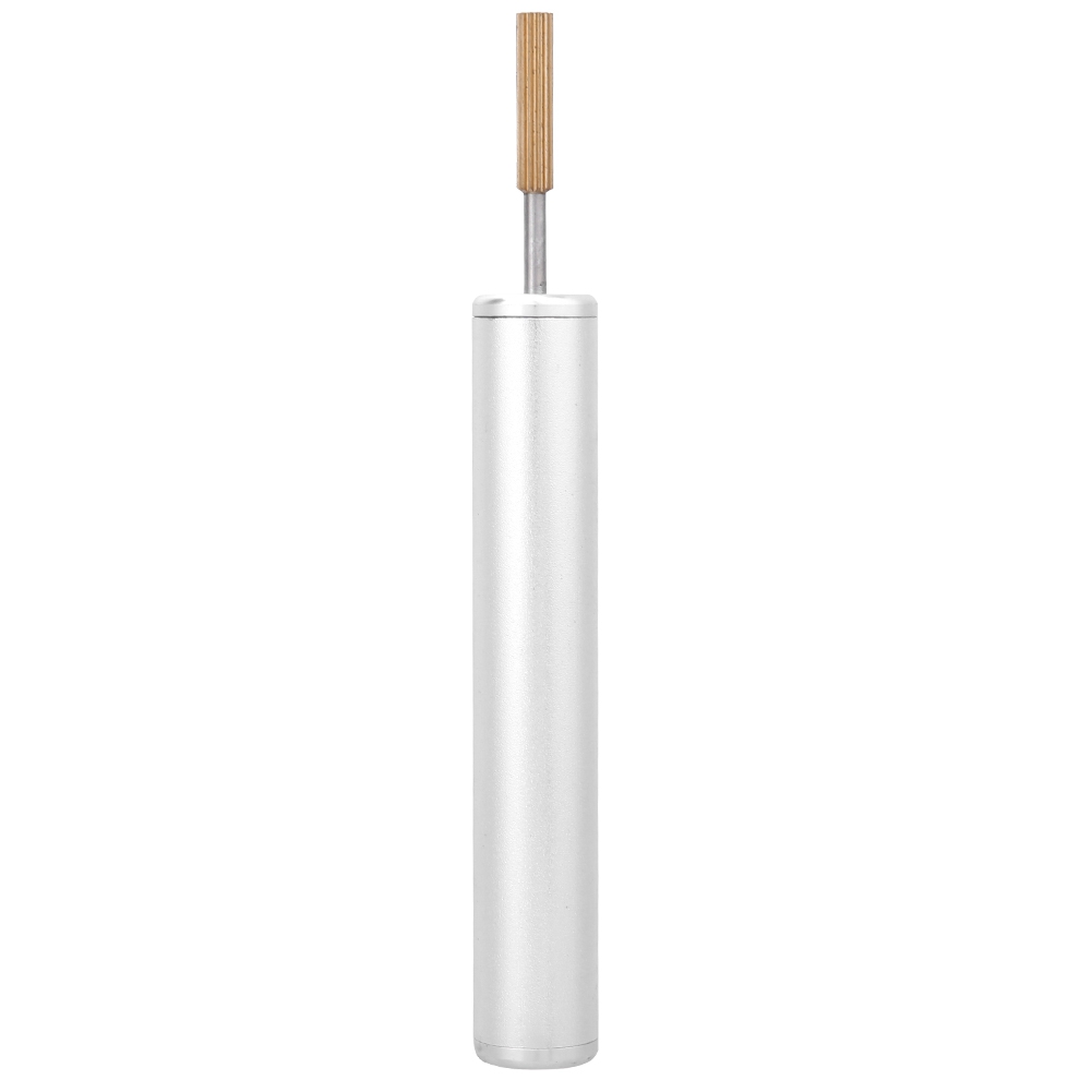 Set Mit 1 Multifunktionalem Ölpinsel Aus Farbiger Aluminiumlegierung, Roller-werkzeug Für Diy-lederarbeiten, Silber 1