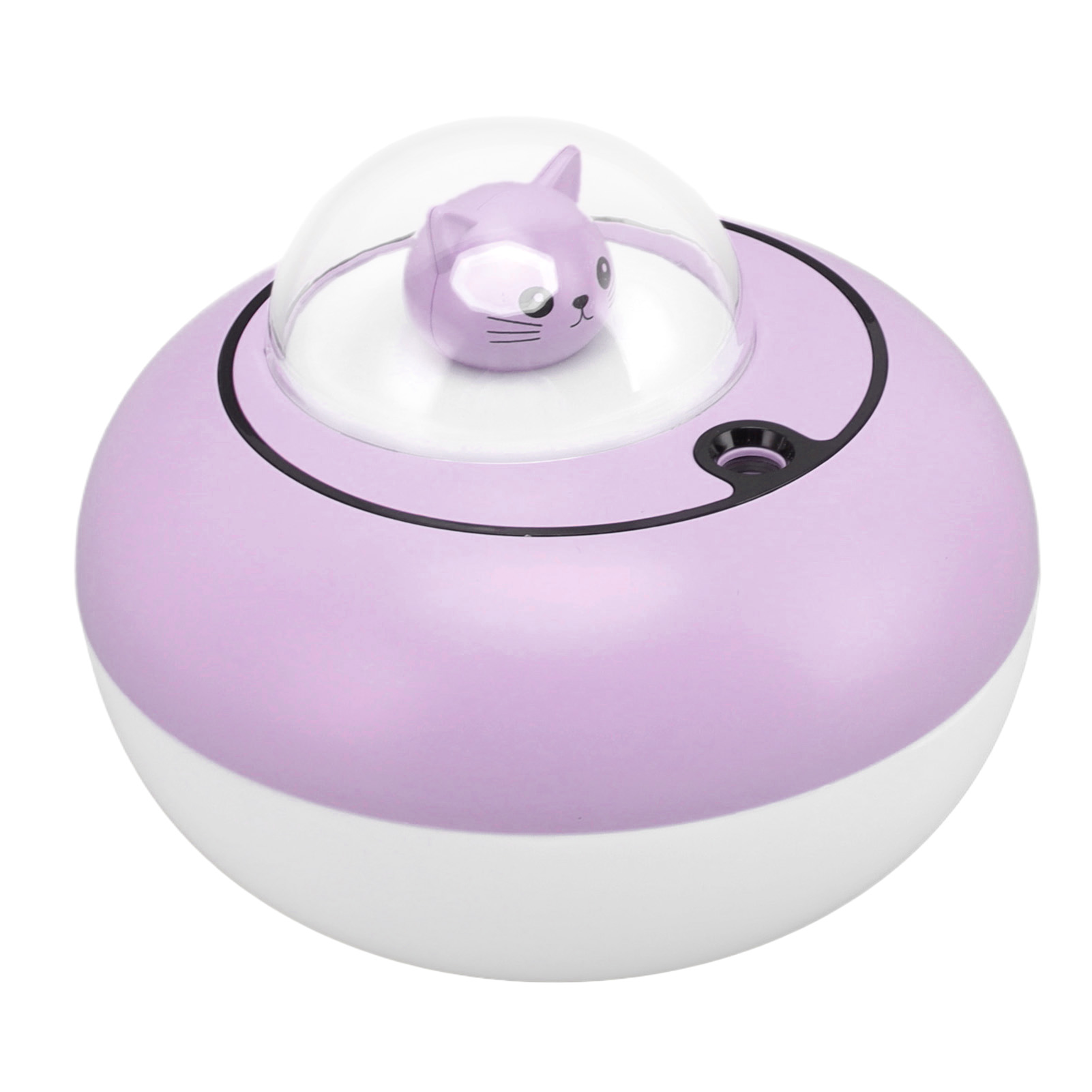 Mini-luftbefeuchter, Tragbares Design, Niedliche Katzenfigur, Leise, Für Zuhause Und Büro, Usb-anschluss, Lila