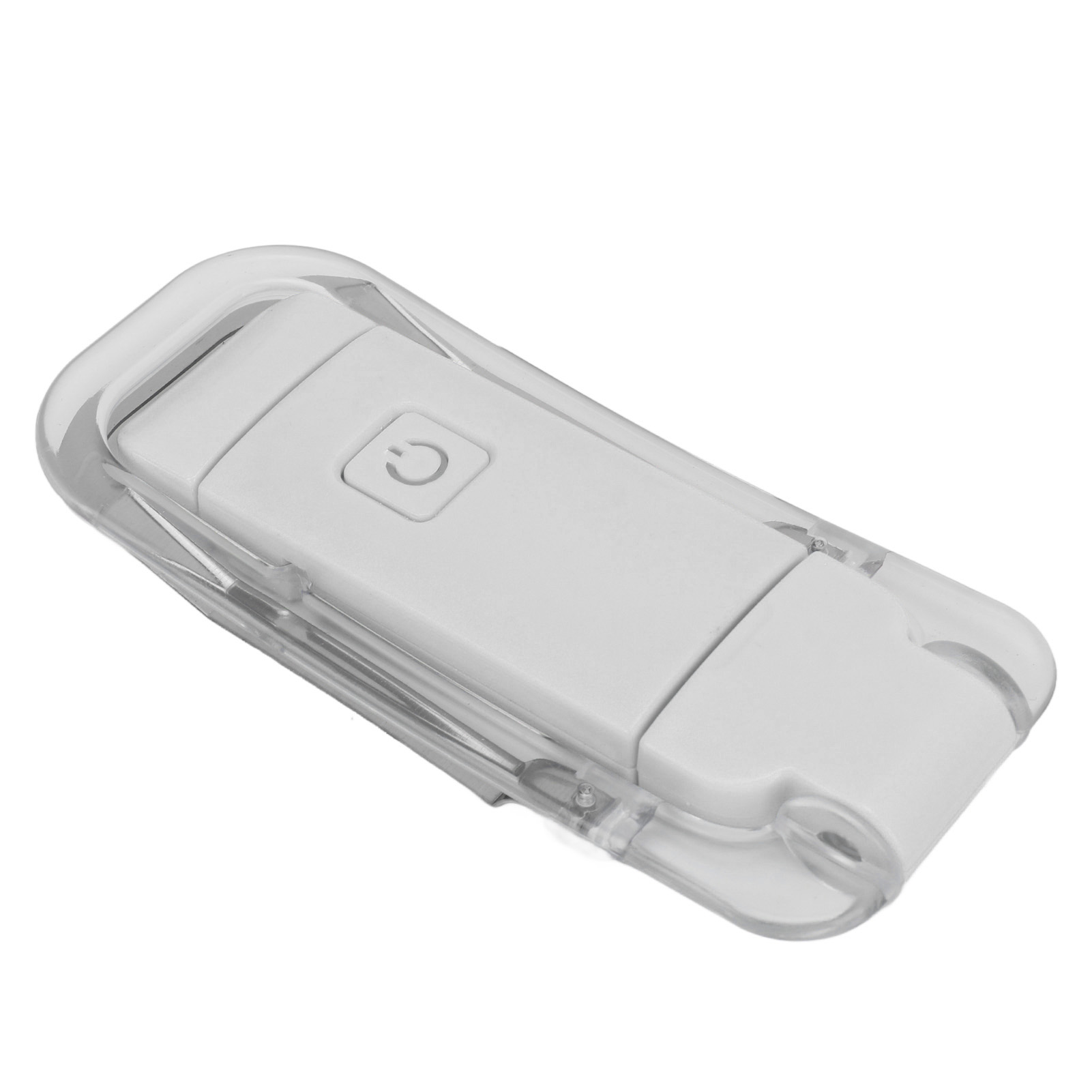 Wiederaufladbare Led-lesezeichenleuchte Mit Usb-anschluss, 3 Helligkeitsstufen, Warmweißes Licht, Tragbar, Zum Anclipsen, Zum Lesen Bei Nacht (weiß)