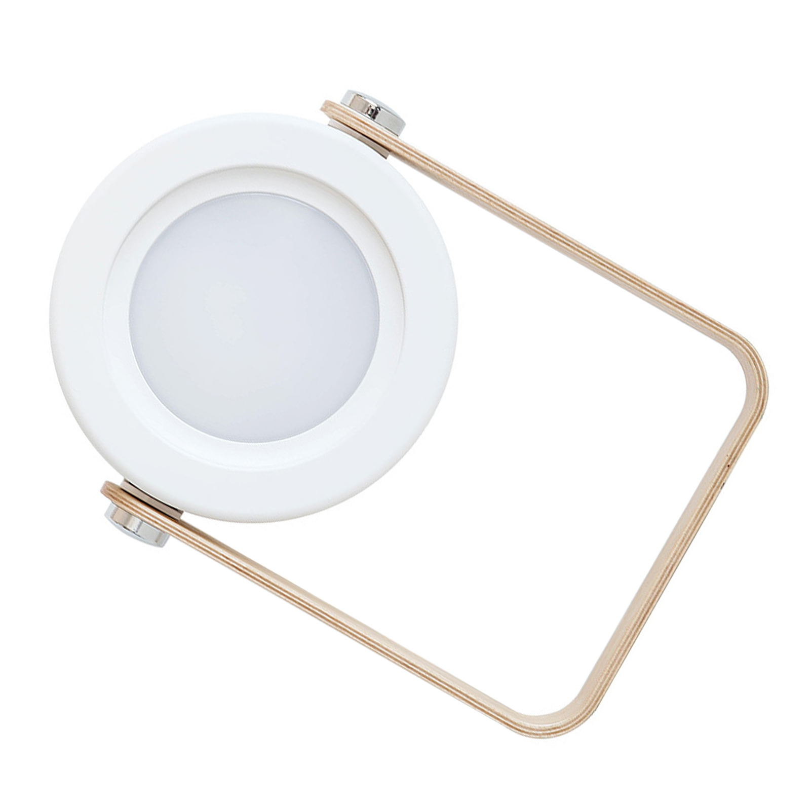 Faltbares, Teleskopierbares Led-nachtlicht, Tragbare Usb-lampe Für Kinder, Elegantes Weiß, 3d-geschenk