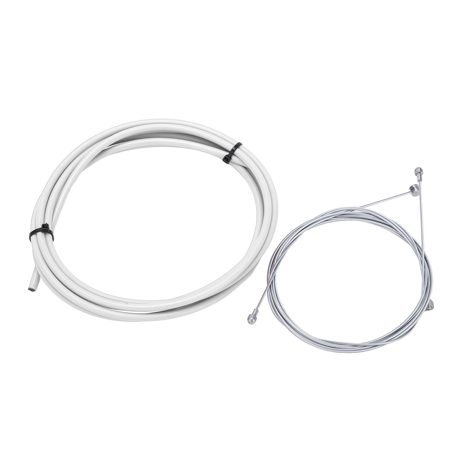 Bolany 5 Mm Weißes Fahrradbremszug- Und Hüllenset, Robust Und Stabil