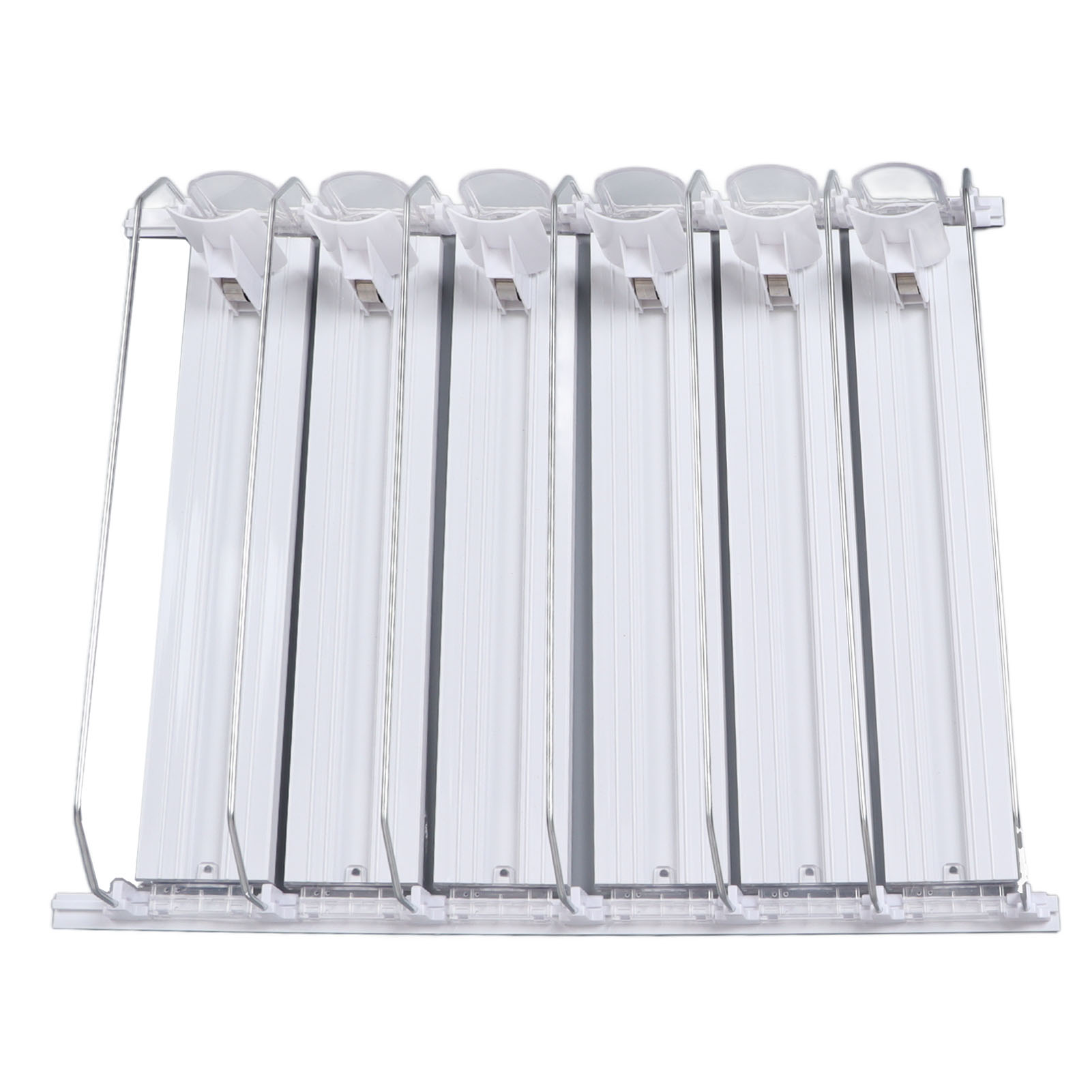 Verstellbarer, Ausziehbarer Flaschenhalter Aus Weißem Abs-kunststoff Für 12-oz-, 16-oz-, 16,9-oz- Und 20-oz-flaschen, Dosenorganizer Für Getränke Im Kühlschrank, 38 Cm / 14,96 Zoll