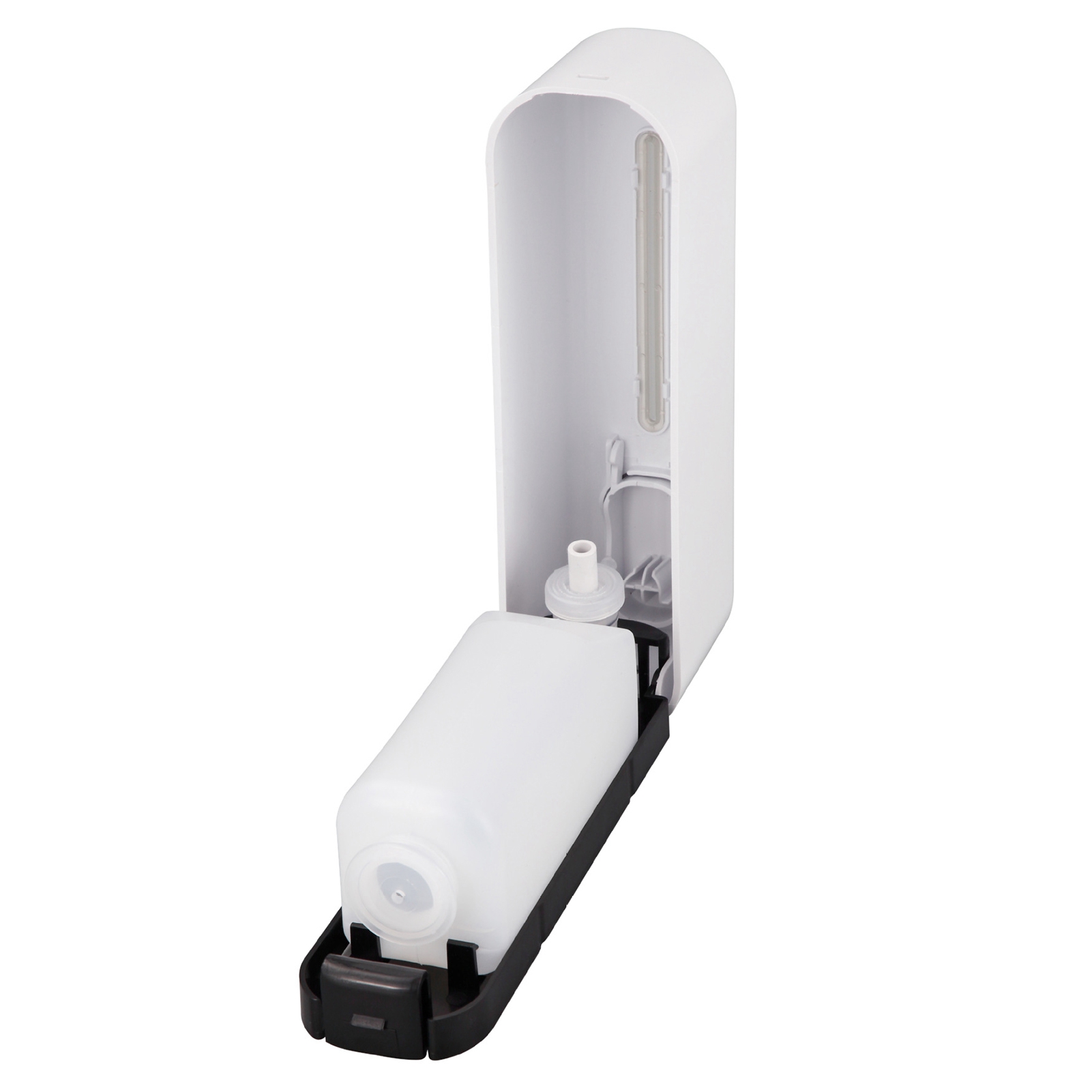 300-ml-seifenspender Mit Handdruckknopf, Wandmontage Aus Abs-kunststoff, Duschgelbehälter, Für Zuhause/hotel, Weiß