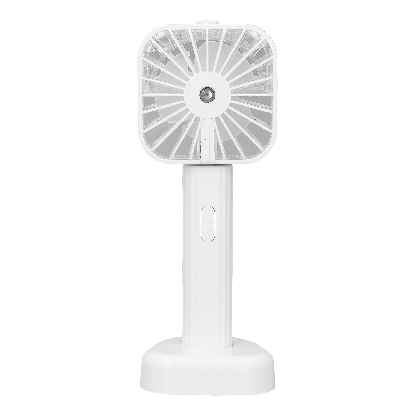 Tragbarer, Weißer Sprühnebelventilator, Usb-aufladbar, Batteriebetrieben, Handlich, Leise, Kühler Sprühnebel, Für Reisen Im Freien