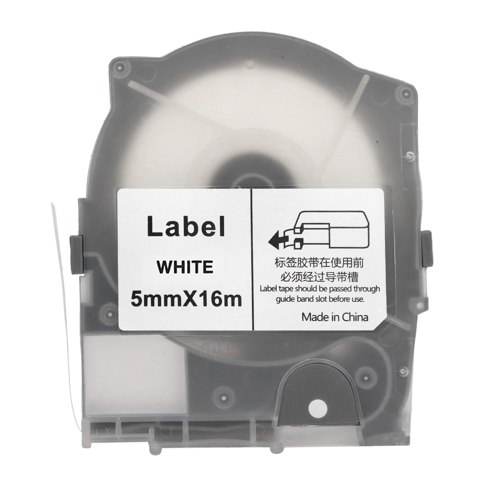 Mm Transparentes Etikettenband, Gestochen Scharfer Druck, Gleichmäßige Farbabgabe, Ersatzklebeband Für Max Lm 550a, Weiß