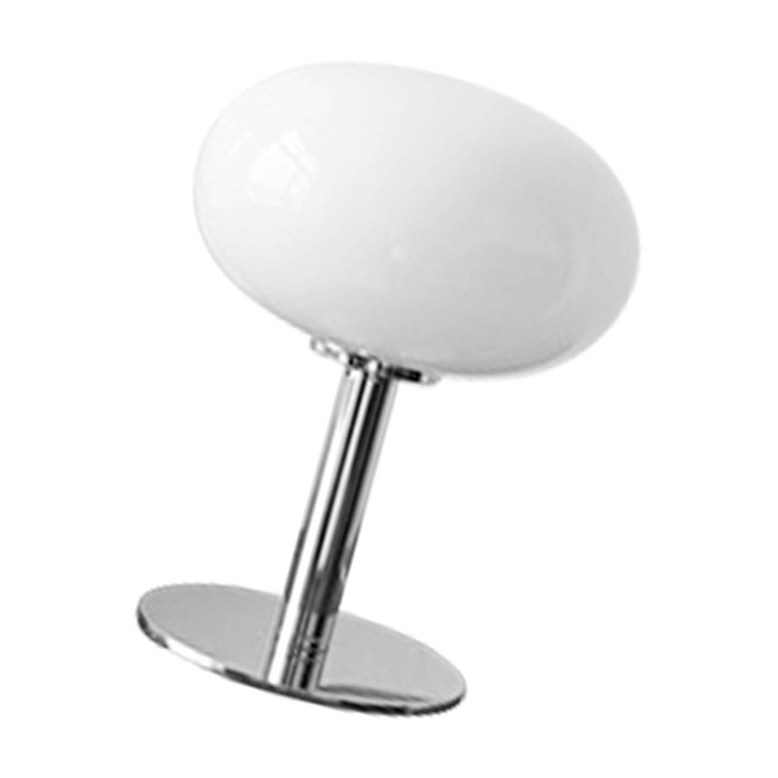 Nachttischlampe Aus Eisen, Originelle Form, Modern Und Elegant, Mit Druckknopfschalter, Weiß, Für Zuhause