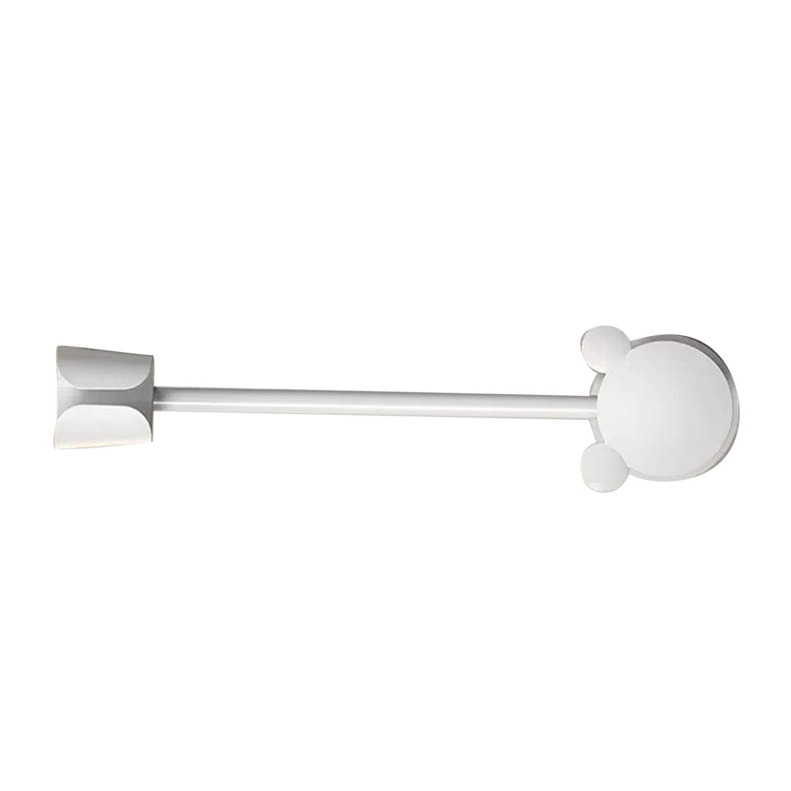 Weißer, Selbstklebender Wandhalter Für Haartrockner, 360° Drehbar, Freihändig, Universell, Praktischer Halter