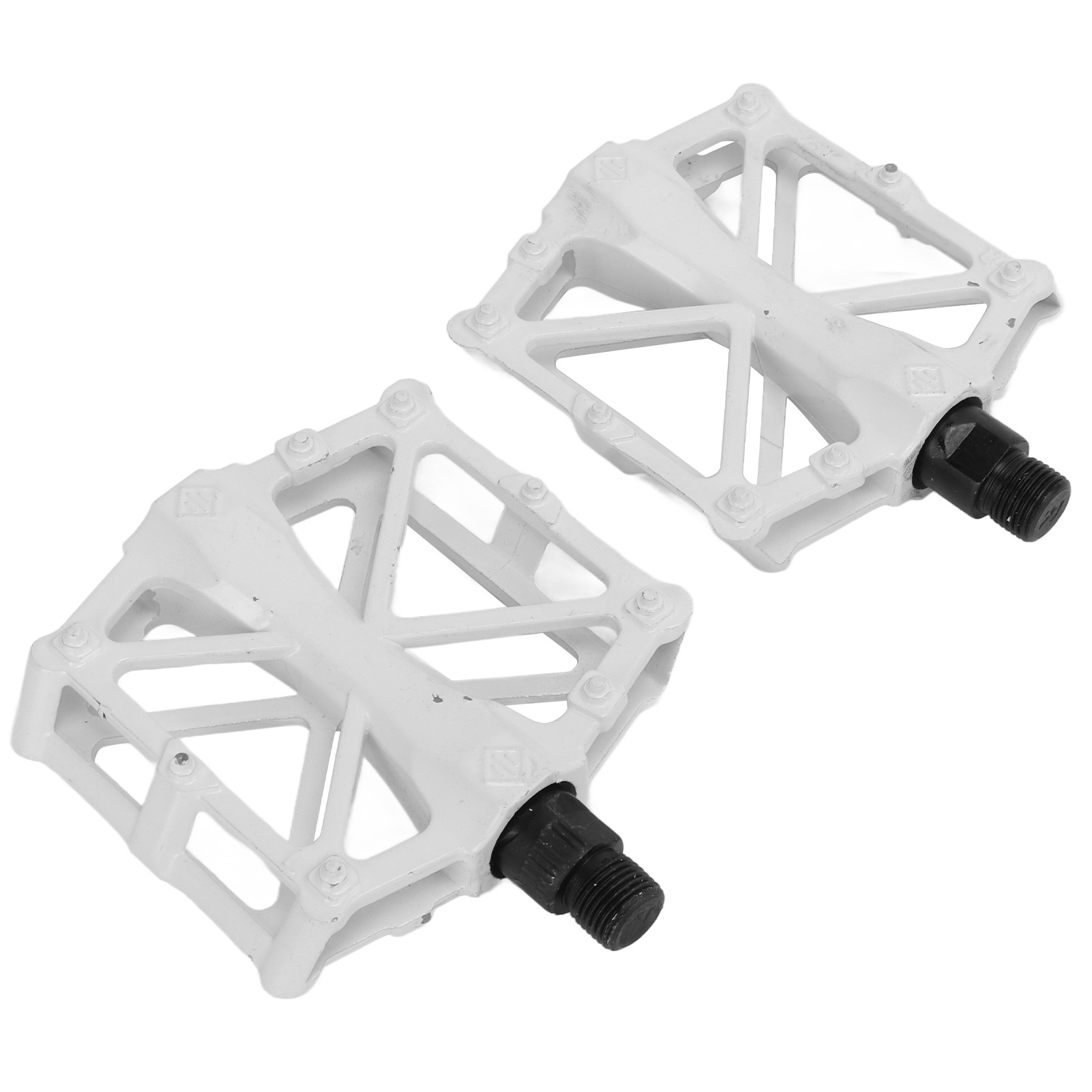 Leichte, Rutschfeste Mountainbike-pedale, Aluminiumplattform, Weiß