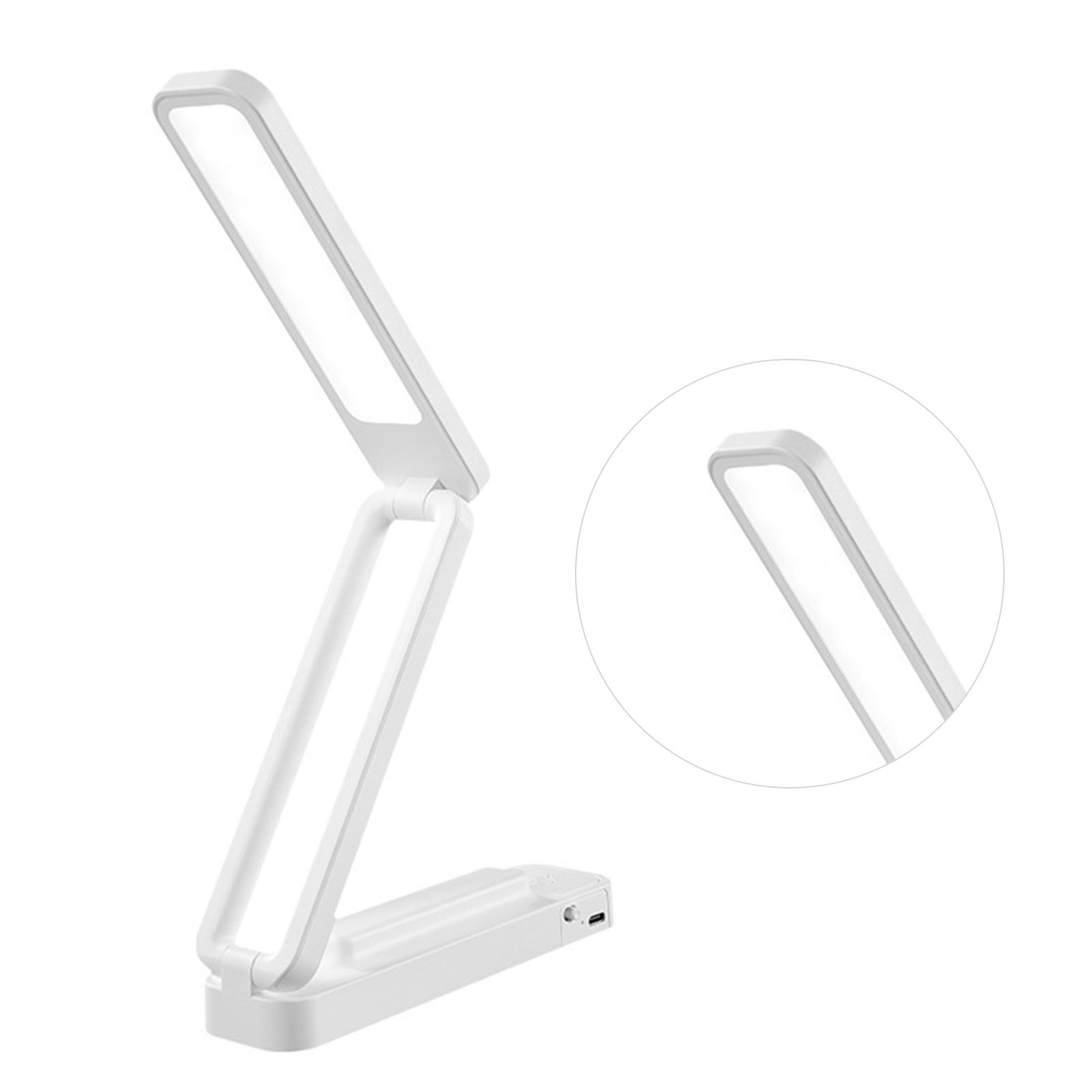 Tragbare, Faltbare Schreibtischlampe, 3 Farbtemperaturen, Touch-dimmung, Fernbedienung, 947 Weiße Tischleuchte, 2000 Mah Akku