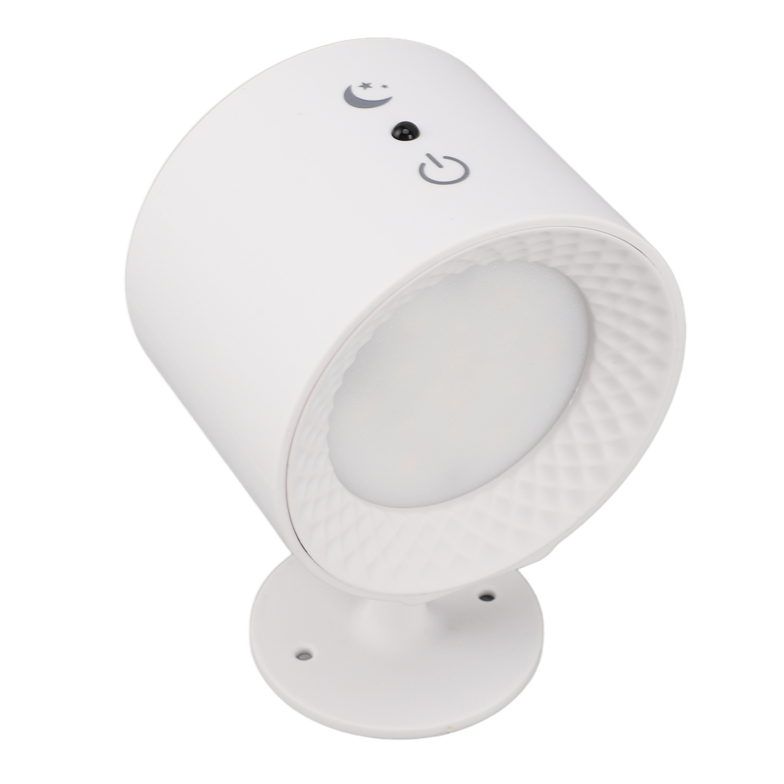 Weiße Led-wandleuchte Mit Drehbarer Magnetkugel, 3-farbiger Touch-fernbedienung, Wiederaufladbarem Akku Und Wandmontage