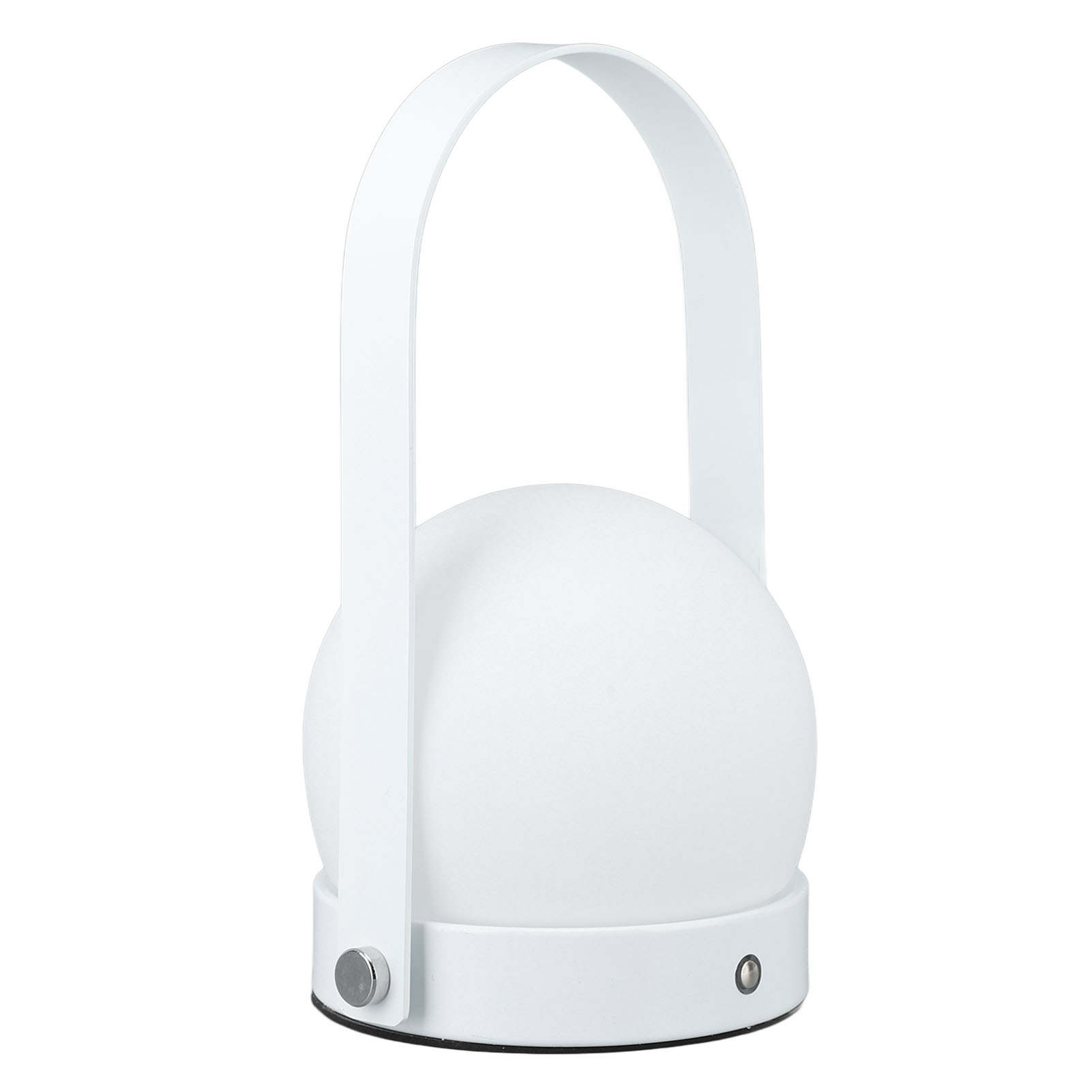 Tragbare Led-lampe Mit 3 Farbtemperaturen, Dimmbar, Kabellos, Wiederaufladbar, Für Den Innen- Und Außenbereich, Weiß