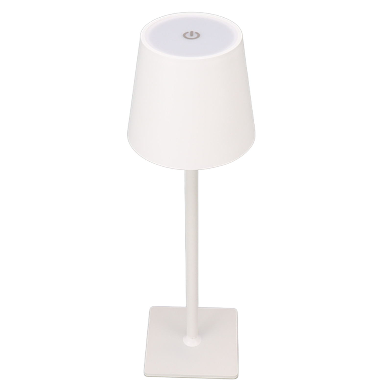 Minimalistische, Wiederaufladbare, Kabellose Led-tischleuchte Mit Berührungssensor, Nachtlicht Für Camping, Cafés Und Restaurants, Weiß