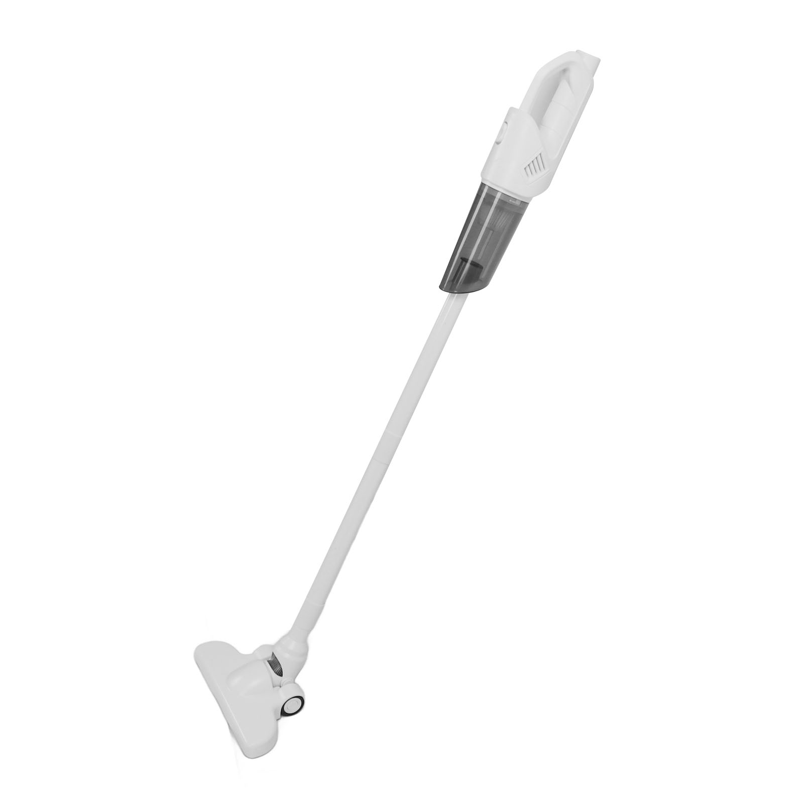 Leichter, Kabelloser 2-in-1-stielstaubsauger Mit Starker Saugkraft Für Verschiedene Oberflächen, Weiß