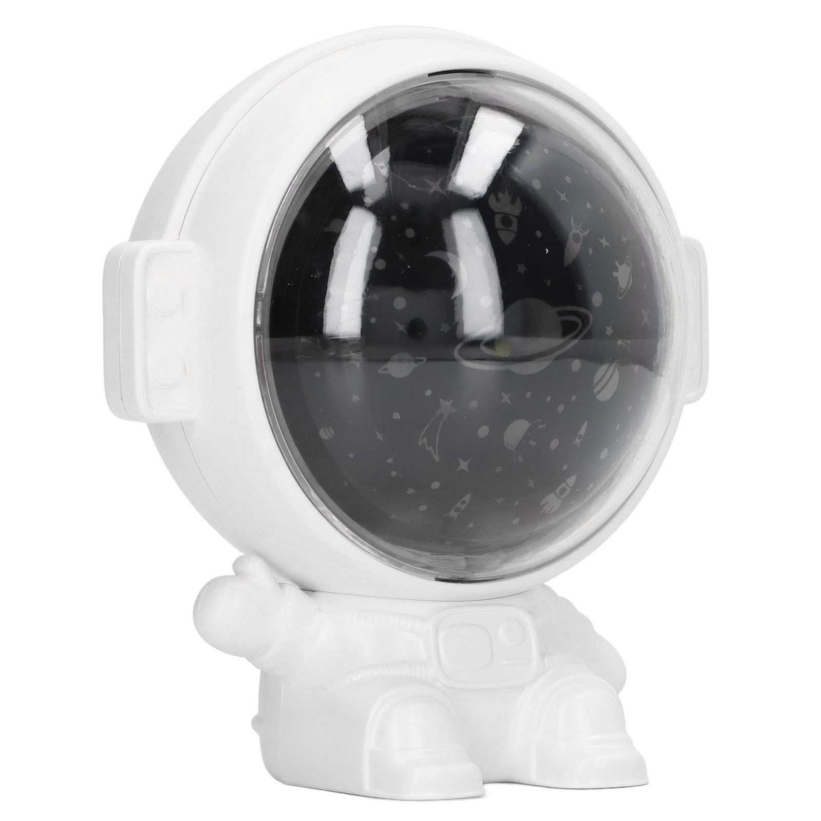 Astronauten-sternenprojektor, Drehbar, Usb-aufladbar, Mit Musikfunktion, 5 V 1 A, Weiß