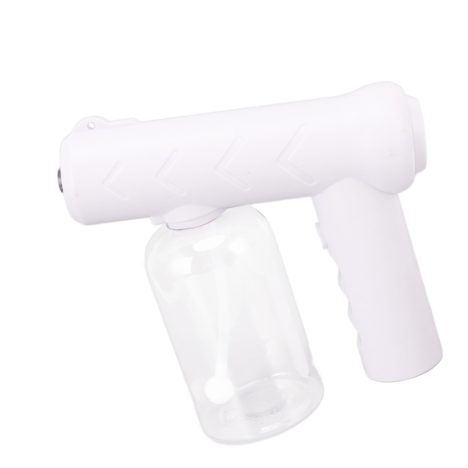 Tragbarer, Wiederaufladbarer Vernebler Mit Blauem Licht, 380 Ml, Weiß, Zur Desinfektion Von Haus, Garten Und Schule