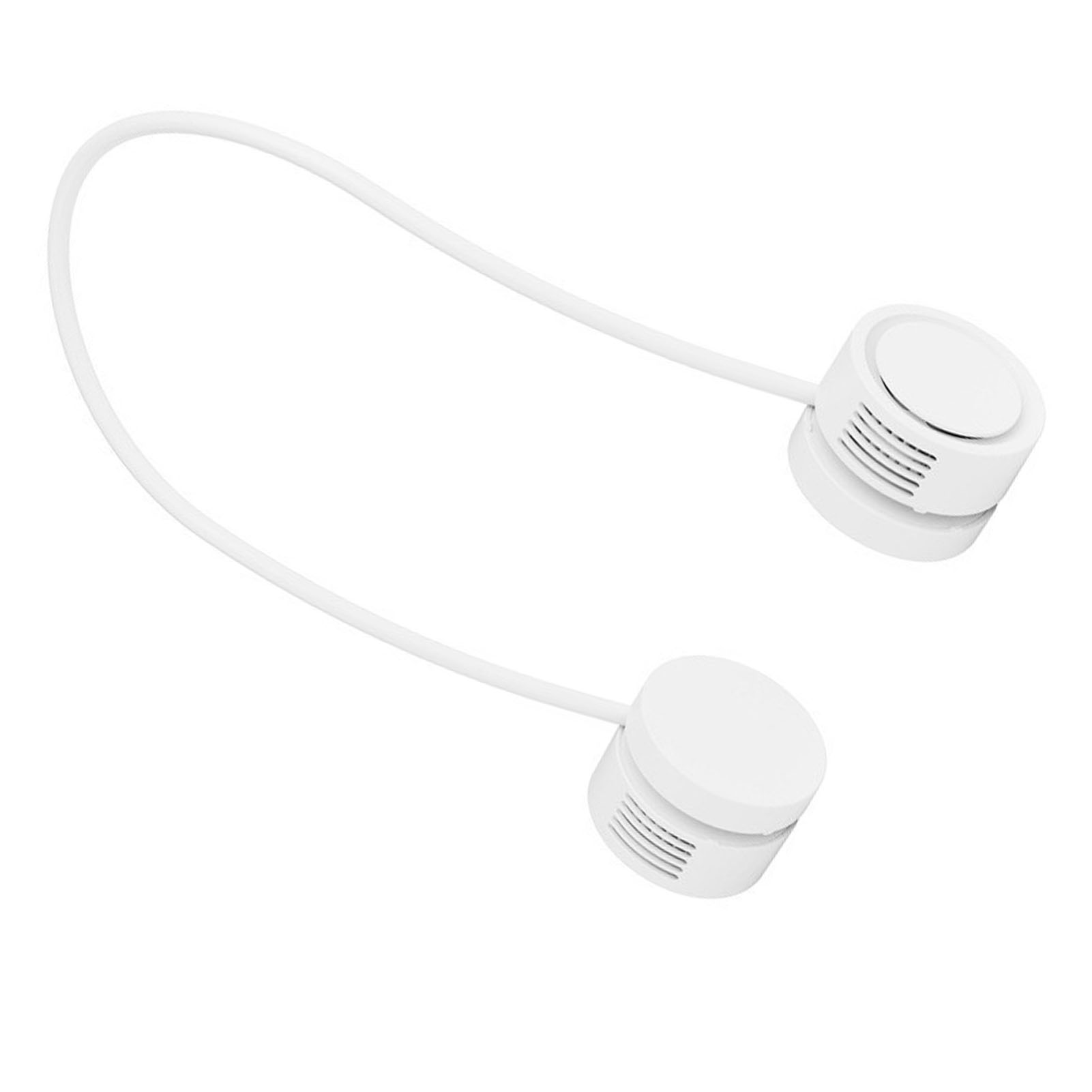 Mini-nackenventilator, Tragbar, Per Usb Aufladbar, Kabellos, Ohne Rotorblätter, Mit Aromatherapiefunktion, Weiß, Für Den Außenbereich