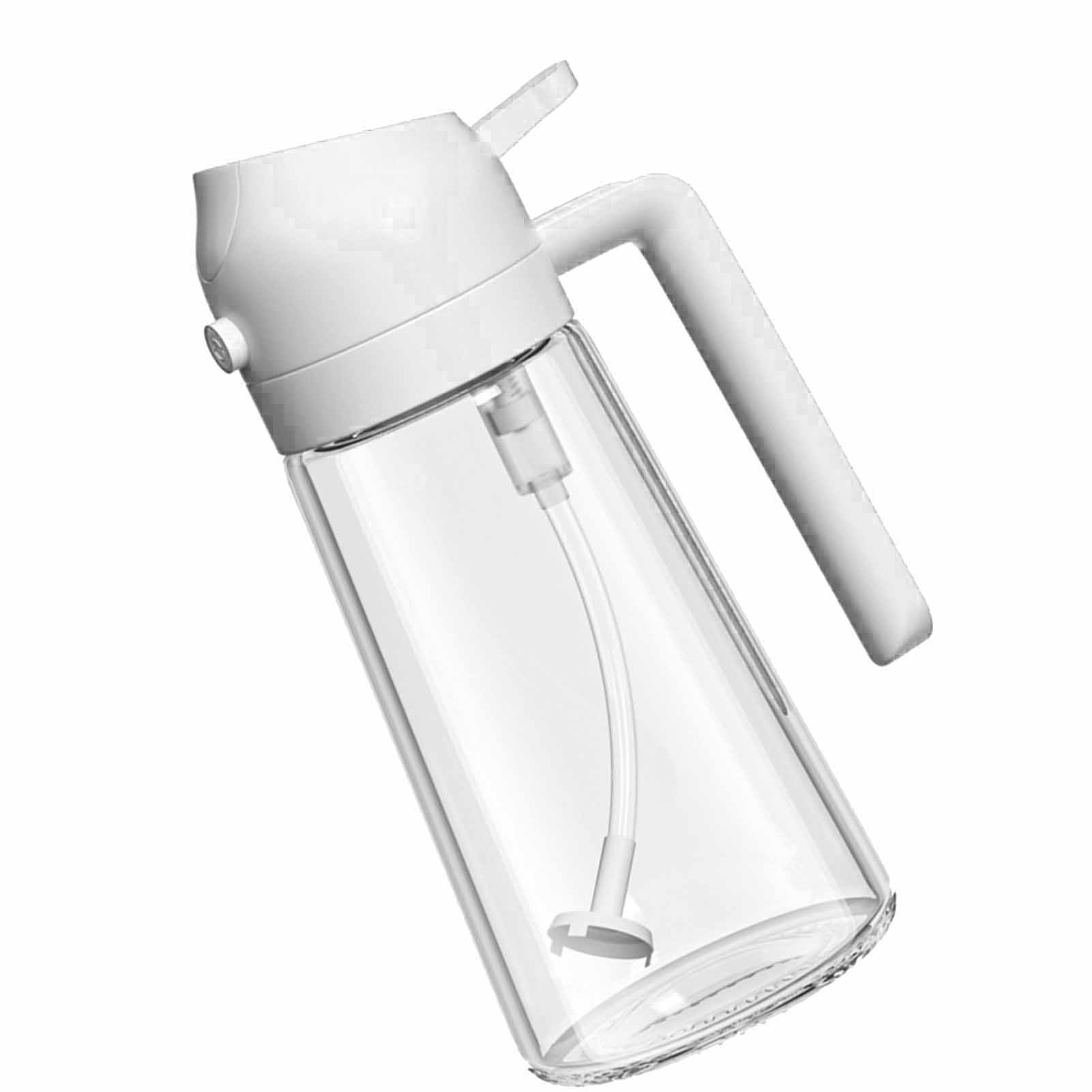 470 Ml Speiseölspender, Olivenölsprüher, Weiße Sprühflasche Für Salate, Grillgerichte, Kochen, Backen Und Braten