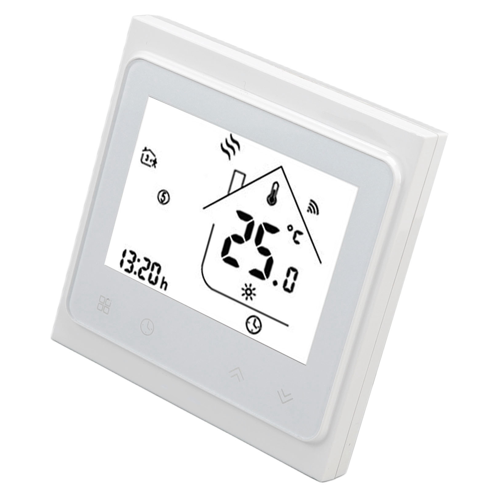 Intelligenter Zigbee-thermostat, Steuerung Per Sprach- Und Mobil-app, Fernsteuerung Der Warmwasserbereitung, Ac 95–240 V, Weiß