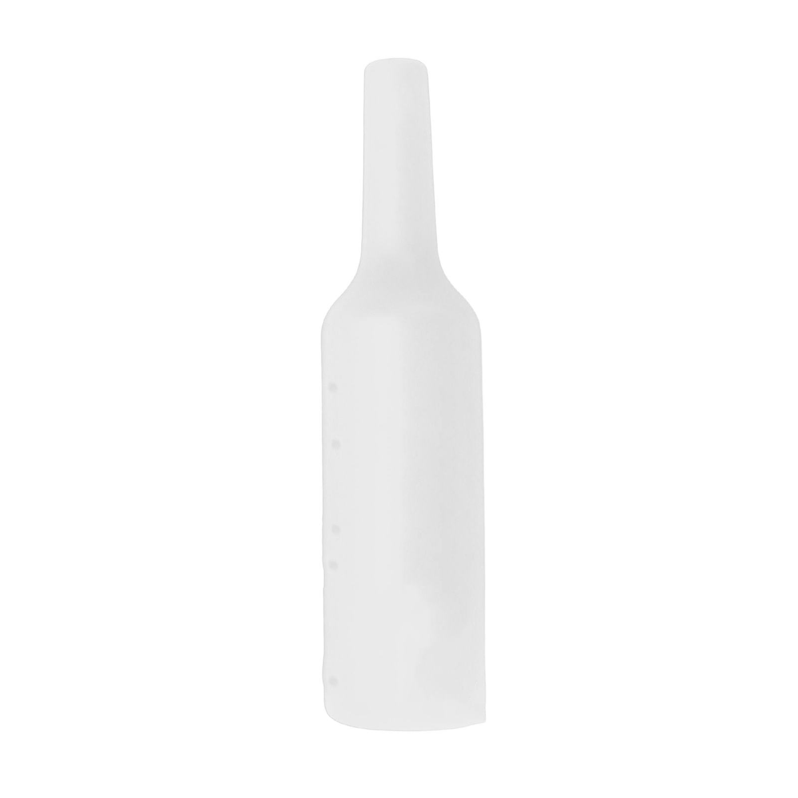 Unzerbrechliche Silikon-übungsflasche Für Barkeeper, Stoßfest, Mit Soft-touch-oberfläche, Für Professionelle Barkeeper, Weiß