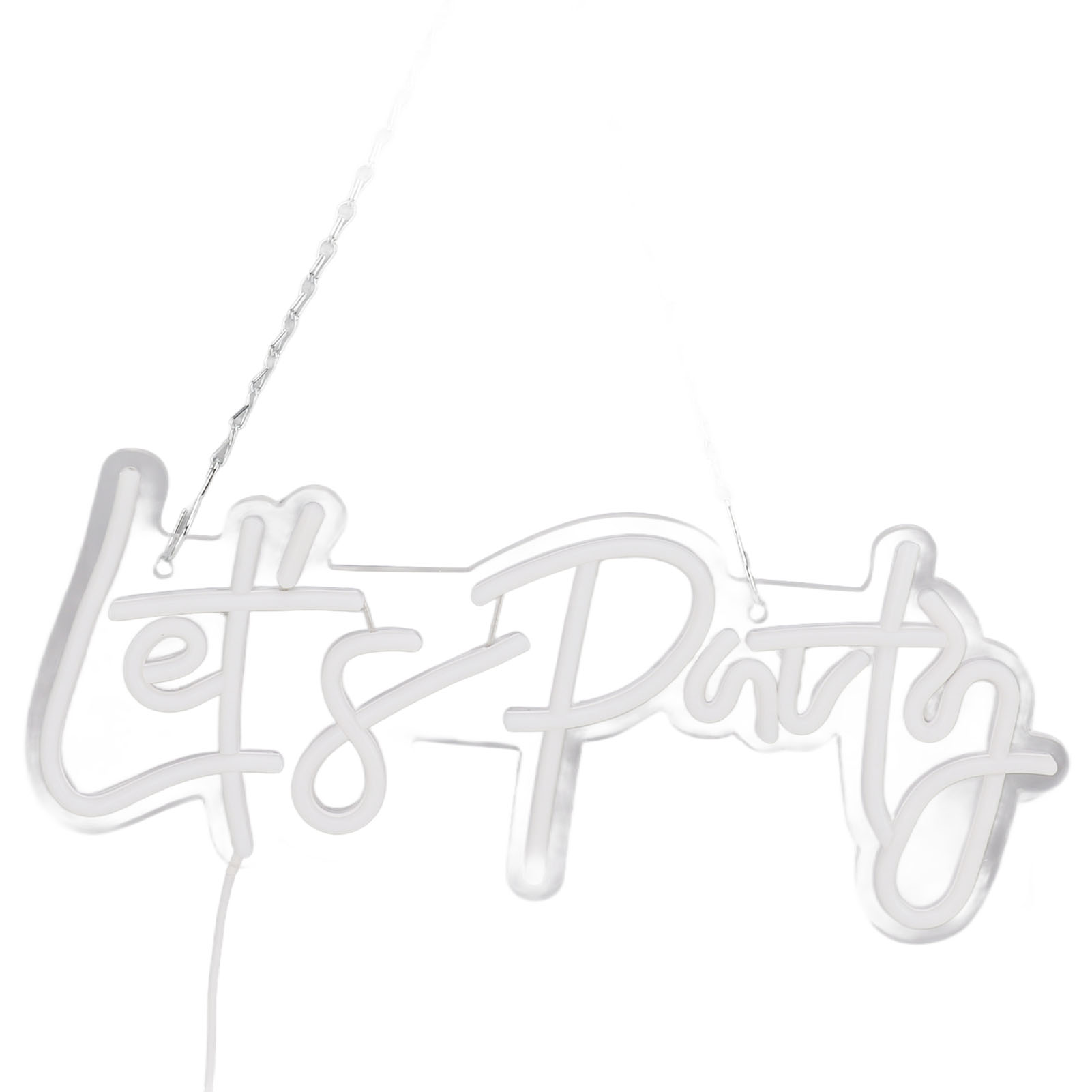 Party-neon-schild Mit Usb-netzteil, Acryl-hintergrund, Hochtransparente Led-wandleuchte, Warmweißes Licht Für Schlafzimmerdekoration