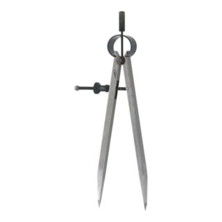Helios-Preisser Federzirkel m. festen Spitzen, 125 mm