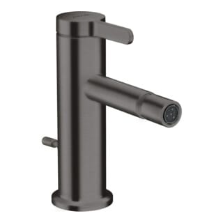 hansgrohe Bidet-Einhebelmischer Axor One A 113mm, m Zugst.Abl.Gar., brush. bla vc