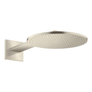 hansgrohe Kopfbrause 300 2jet Axor mit Brausearm, brushed nickel