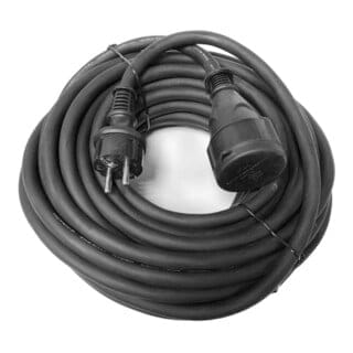 Roll Verlängerungskabel 10 m schwarz