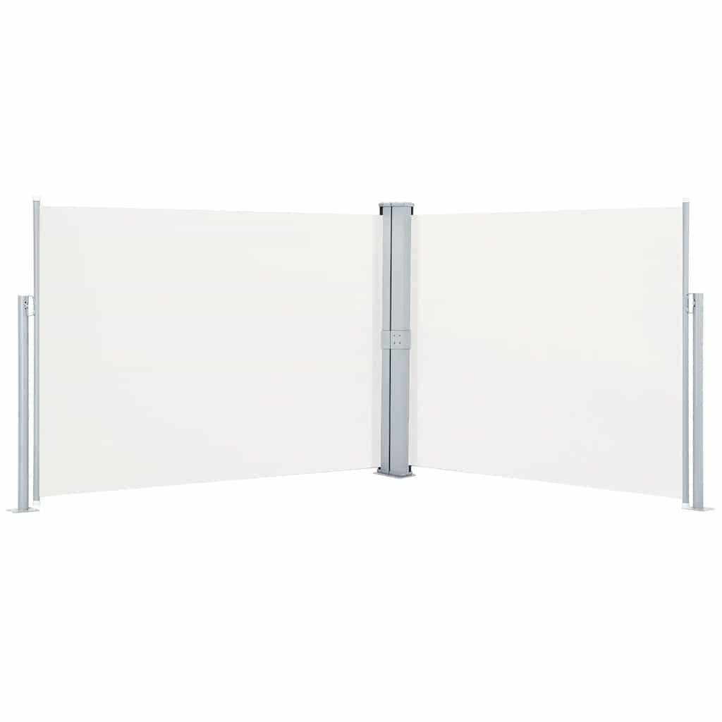 Maison Exclusive - Ausziehbare Seitenmarkise Creme 140 X 1000 Cm