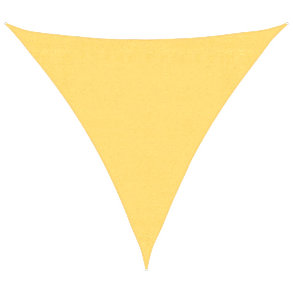 Maison Exclusive - Sonnensegel Hdpe Dreieckig 3,6x3,6x3,6 M Beige