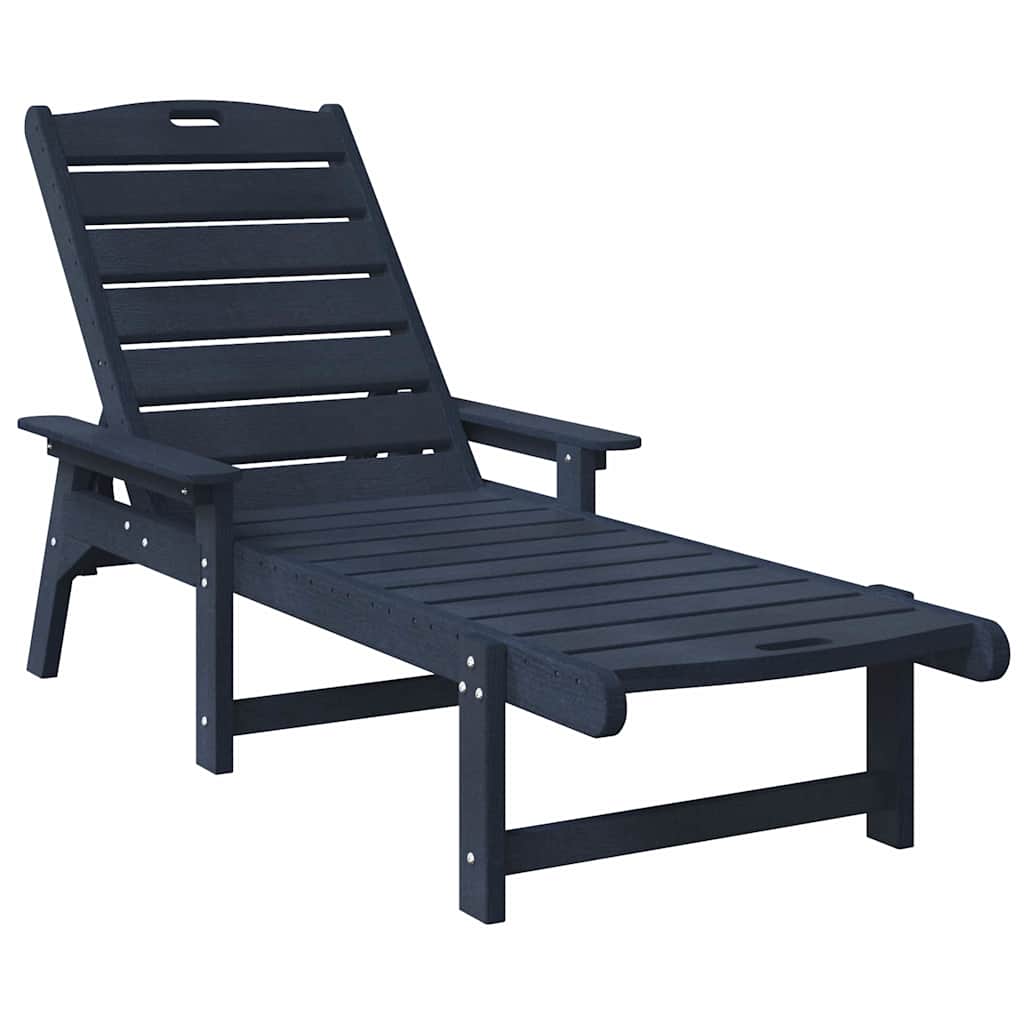 Maison Exclusive - Sonnenliege Marineblau Hdpe
