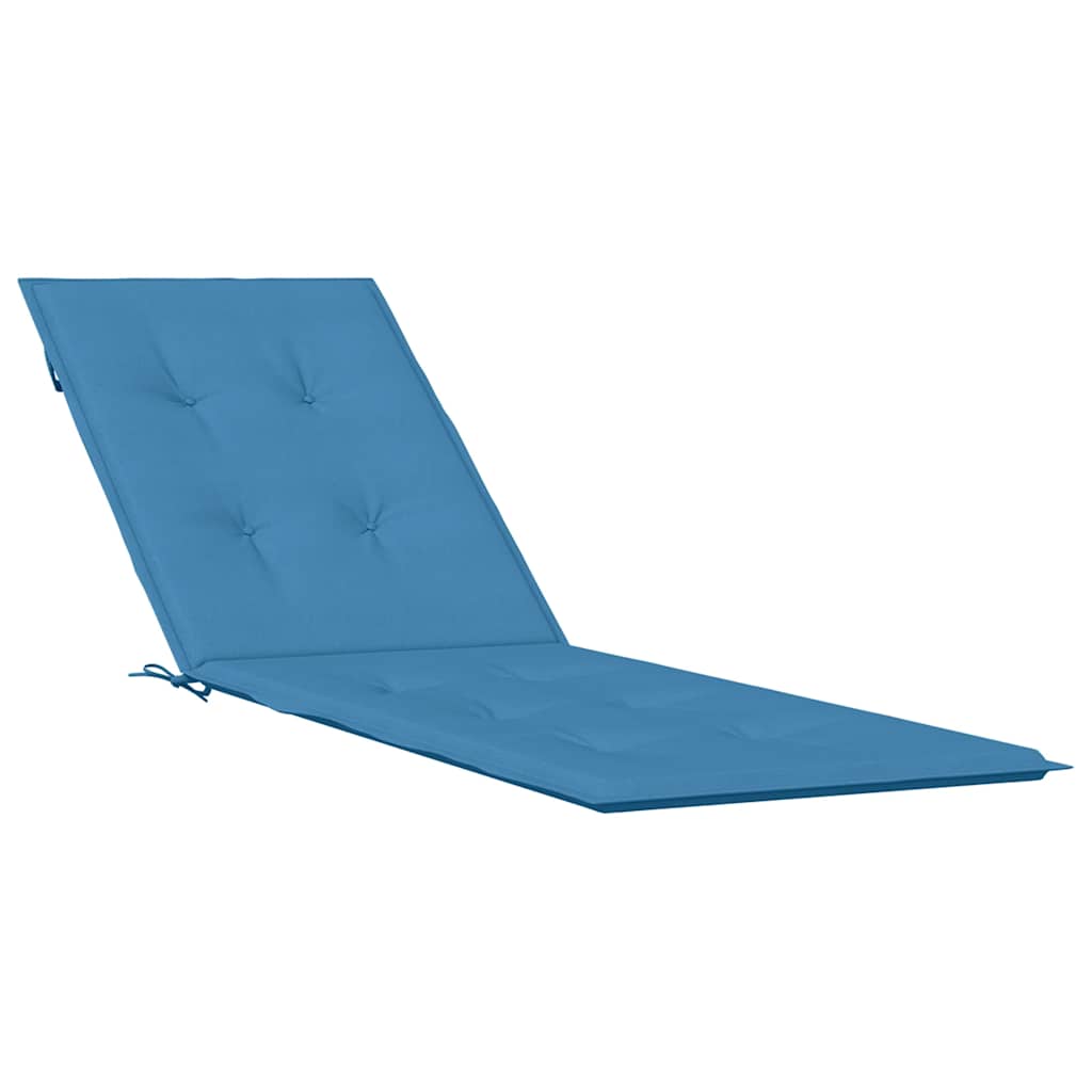 Maison Exclusive - Liegestuhl-auflage Melange Blau (75+105) X 50