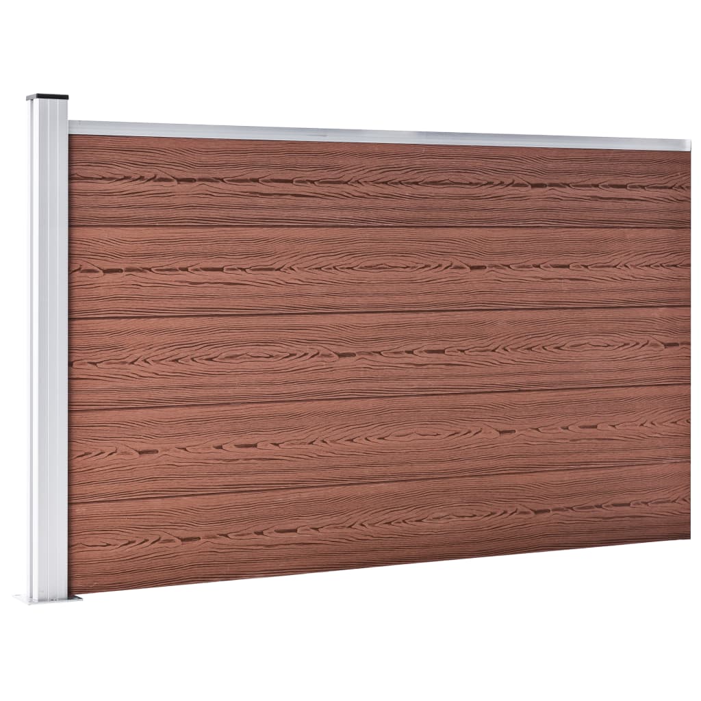 Maison Exclusive - Gartenzaun Wpc 175x105 Cm Braun