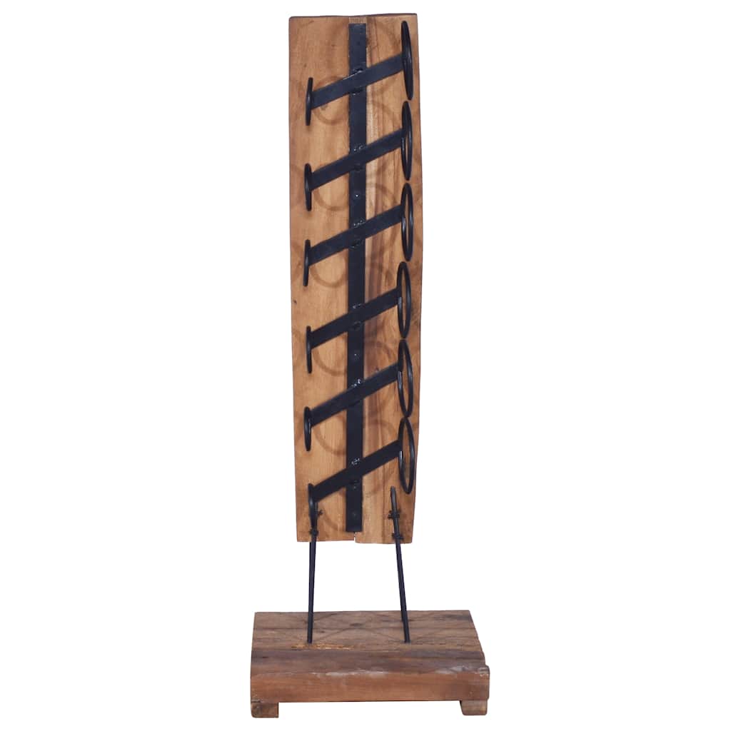 Maison Exclusive - Weinständer Für 6 Flaschen 35x35x100 Cm Massiv