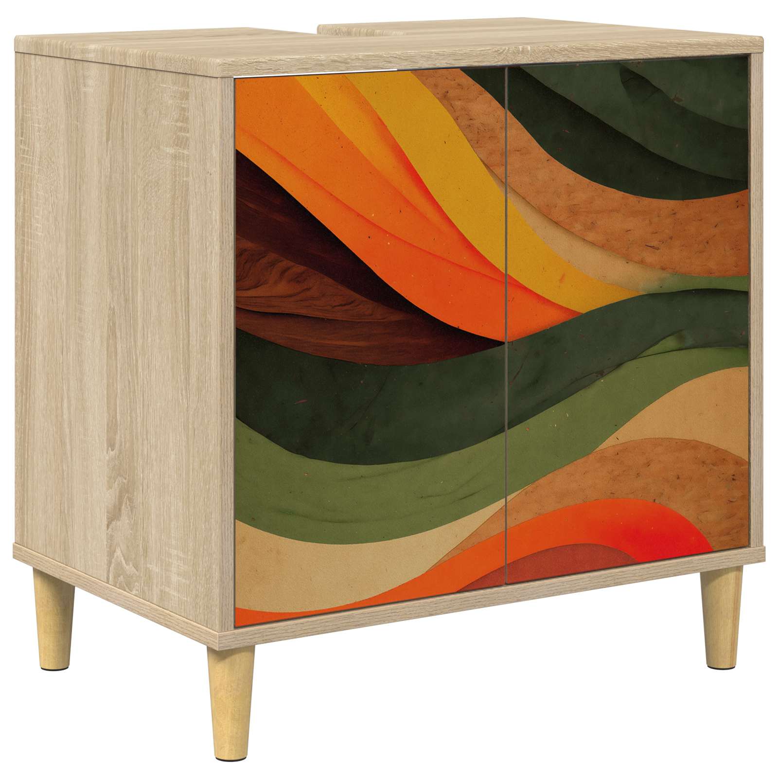 Maison Exclusive - Badezimmerschrank Bonn Sonoma 60 X 40 X 60 Cm