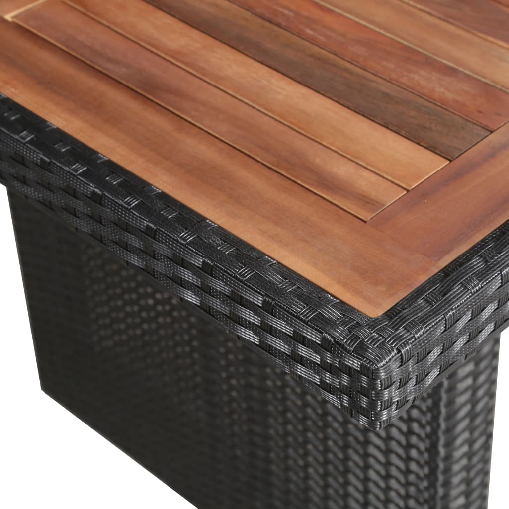 Maison Exclusive - Gartentisch 240x90x74 Cm Poly Rattan Und Massi