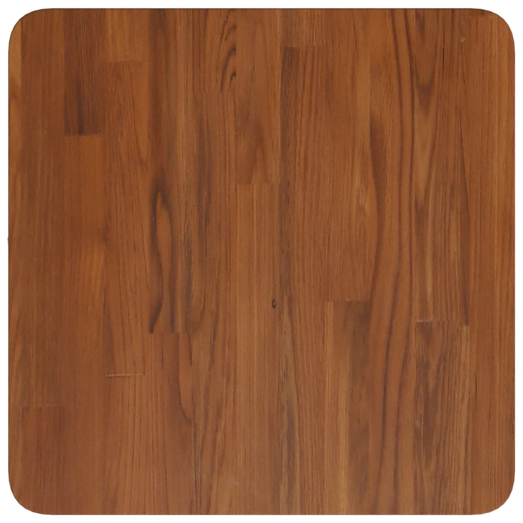 Maison Exclusive - Tischplatte Quadratisch Dunkelbraun 40x40x1,5c